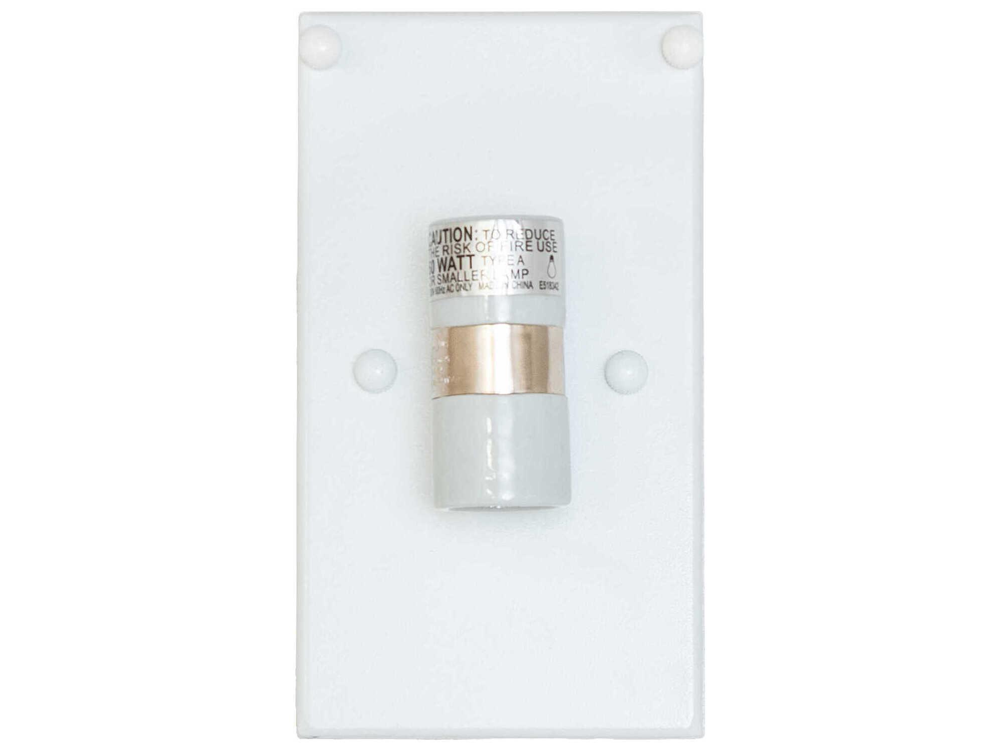 Meyda Aello 2-Light White Wall Sconce