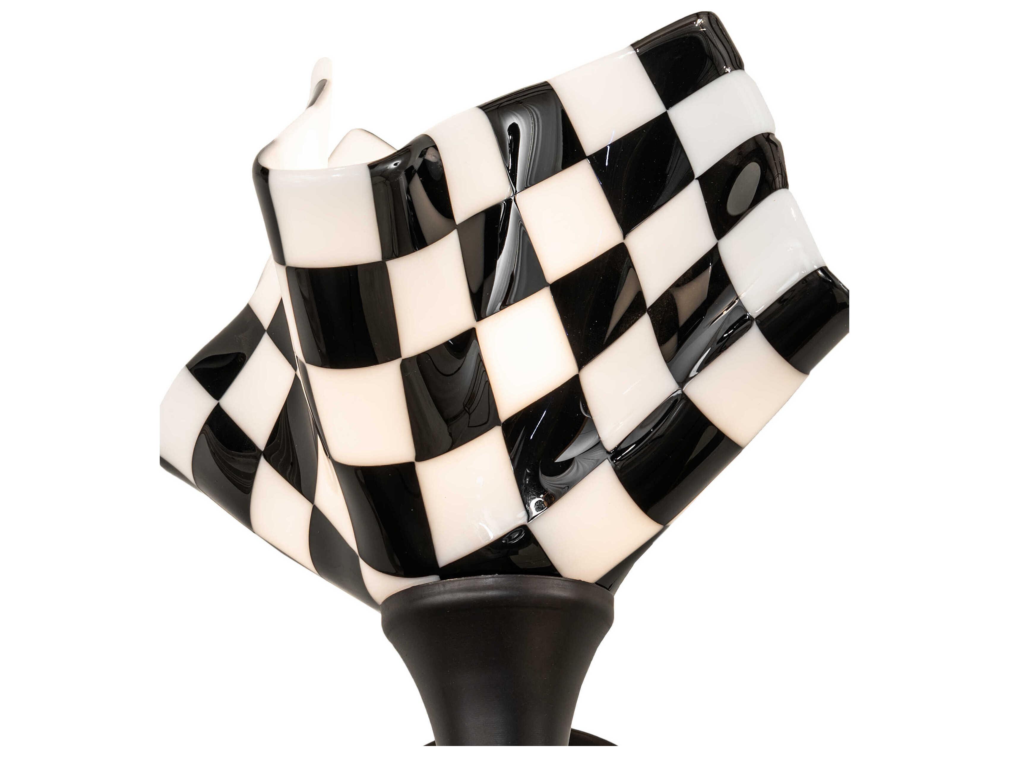 Meyda Metro Fusion 1-Light Black Glass Wall Sconce