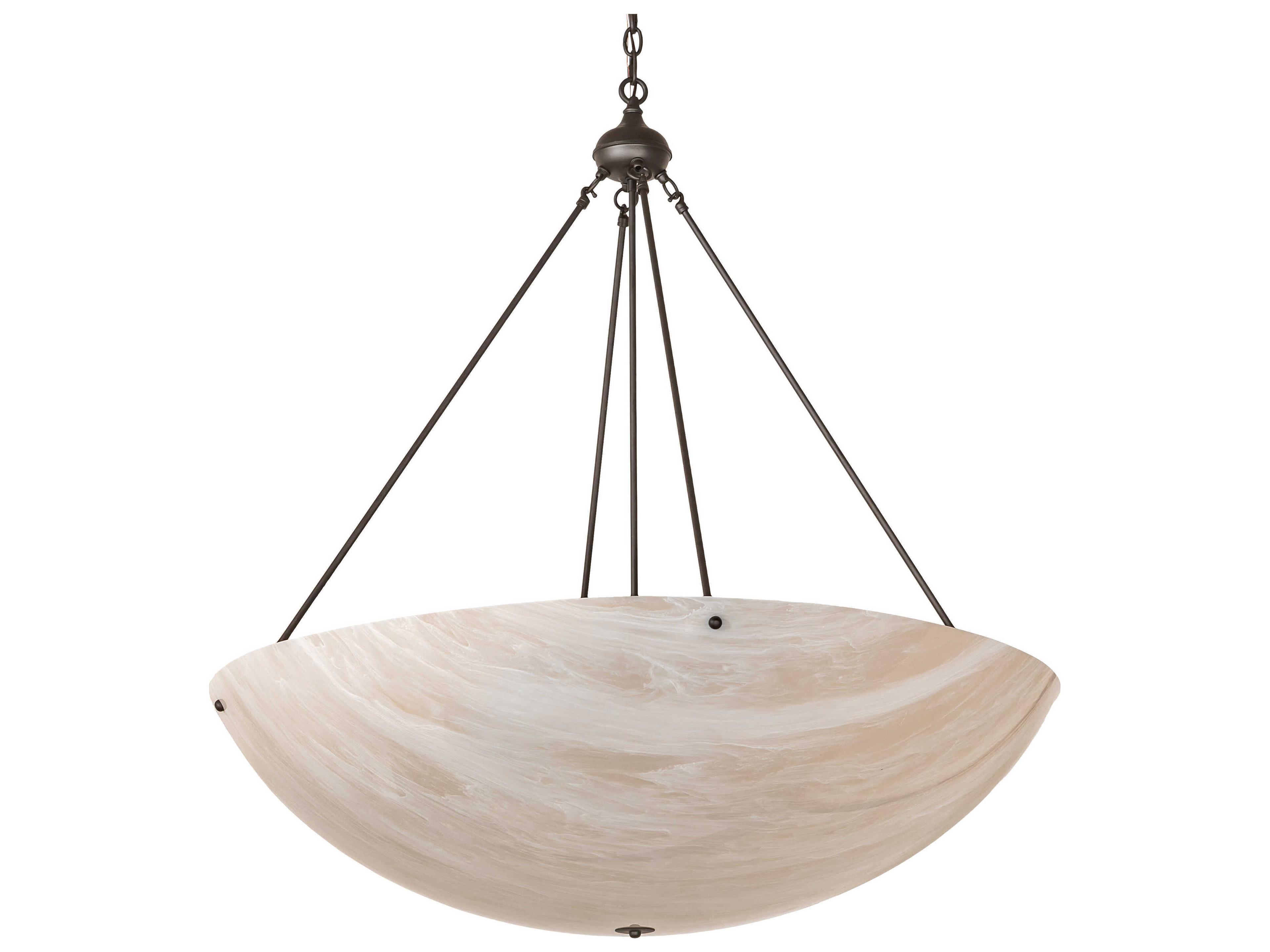 Meyda Cypola 8-Light Oil Rubbed Bronze Bowl Pendant