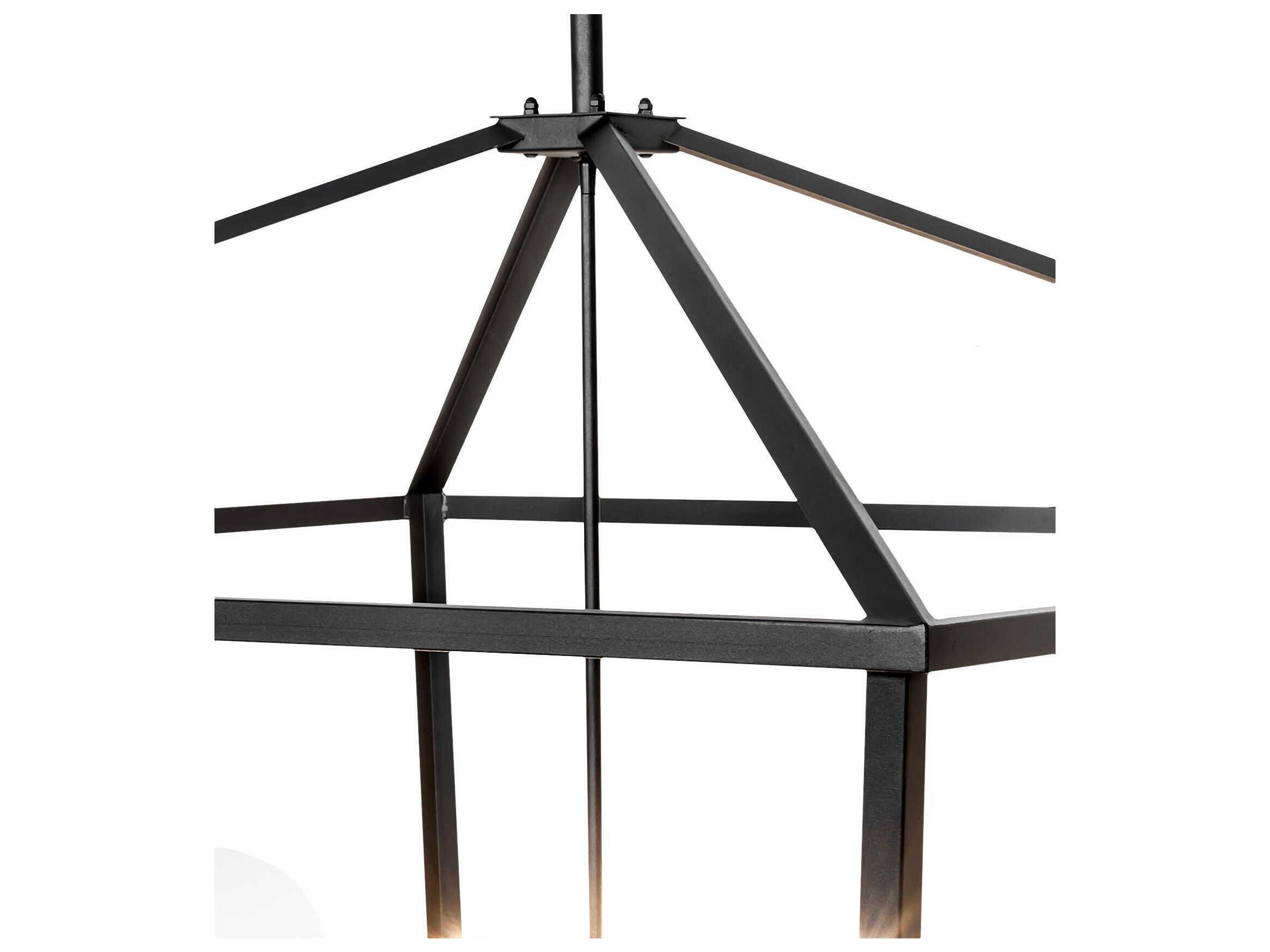 Meyda Kitzi 18-Light Textured Black Candelabra Tiered Chandelier