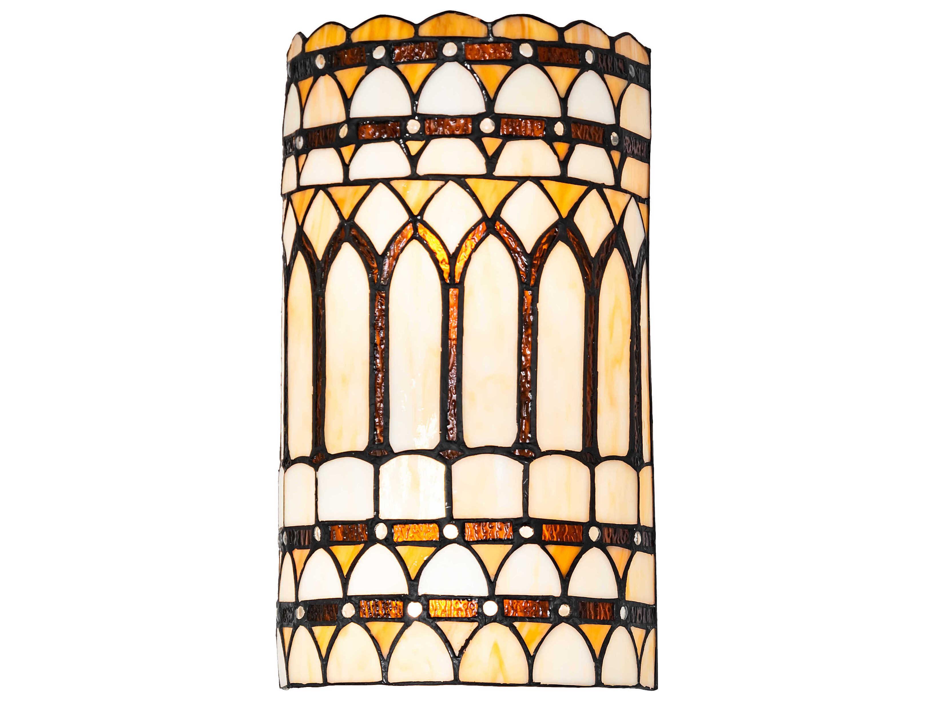Meyda Aello 2-Light White Wall Sconce