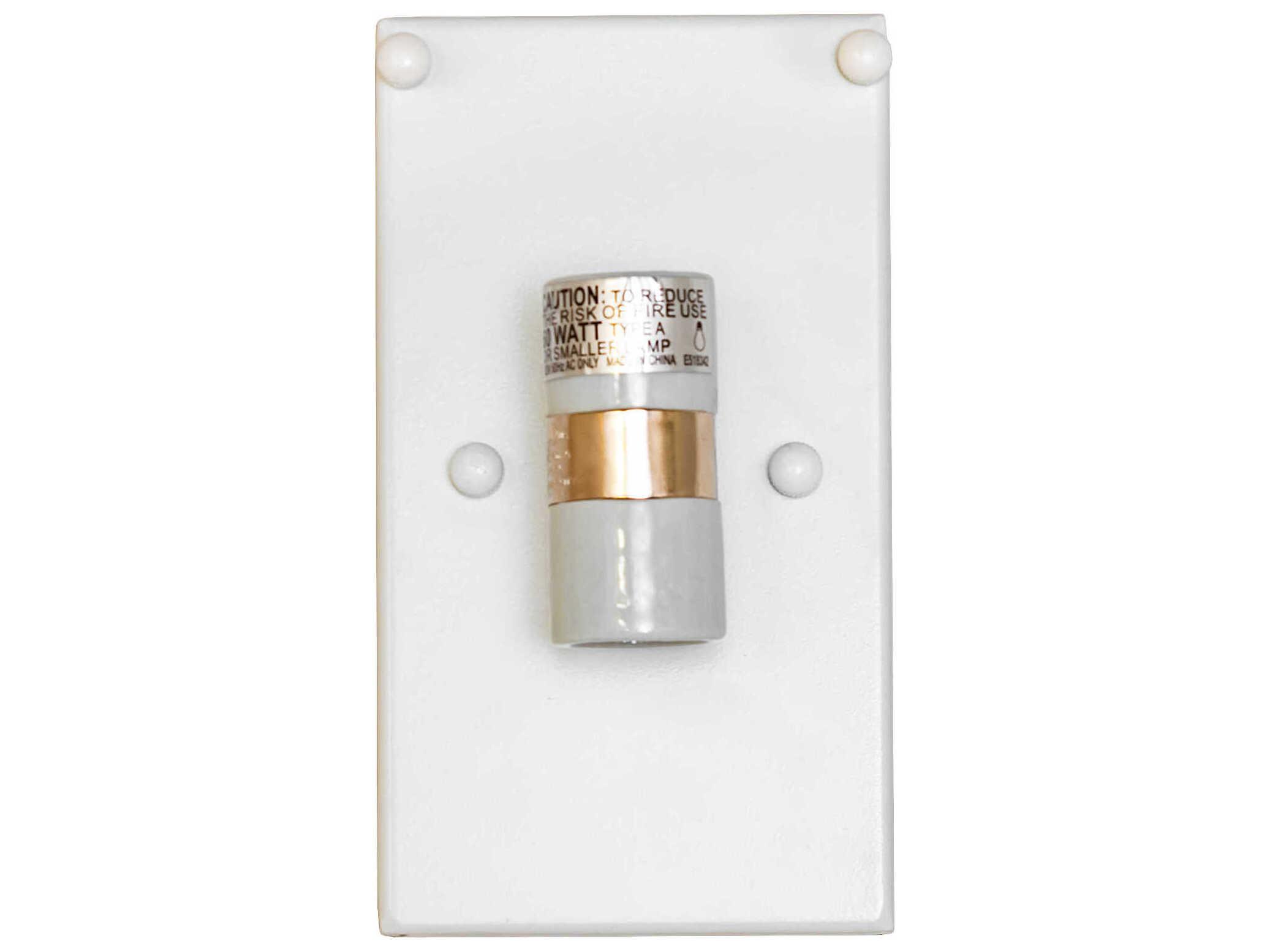 Meyda Aello 2-Light White Wall Sconce