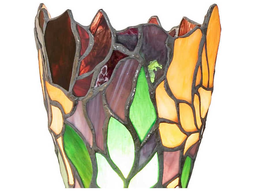 Meyda Iris 4-Light Craftsman Brown Bell Chandelier