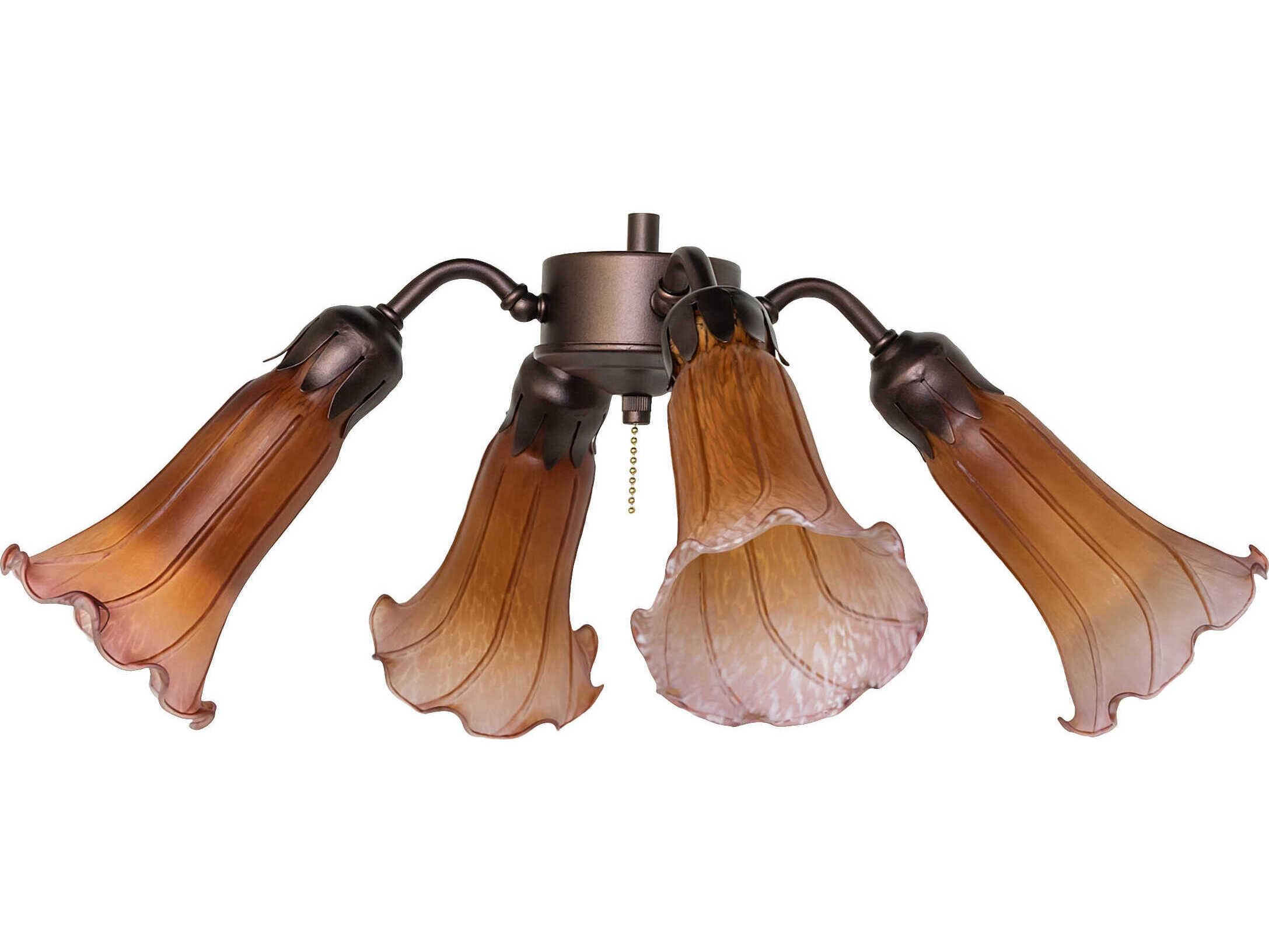 Meyda Pond Lily 4 - Light Fan Kit