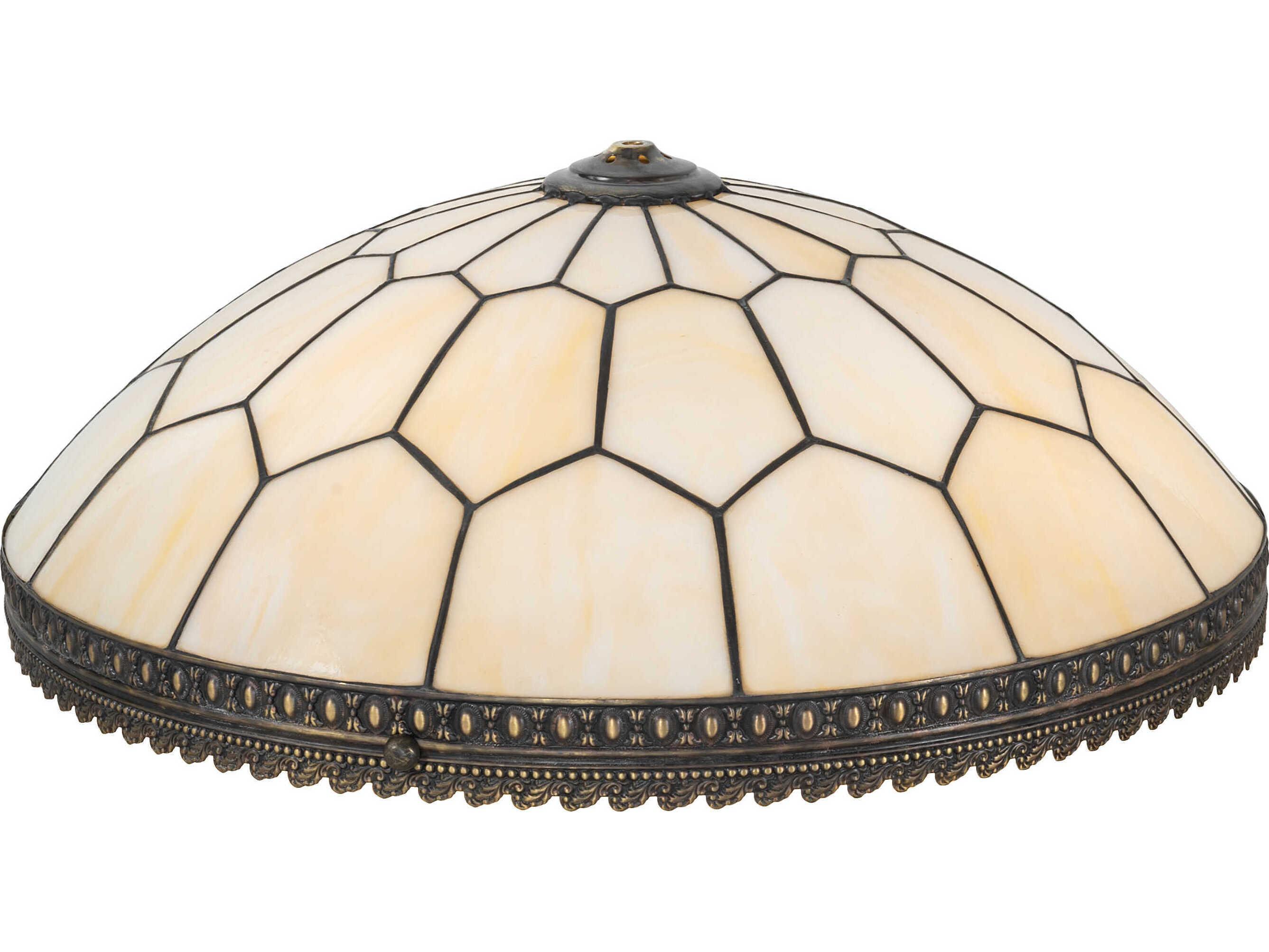 Meyda Vincent Honeycomb Antique Brass Shade