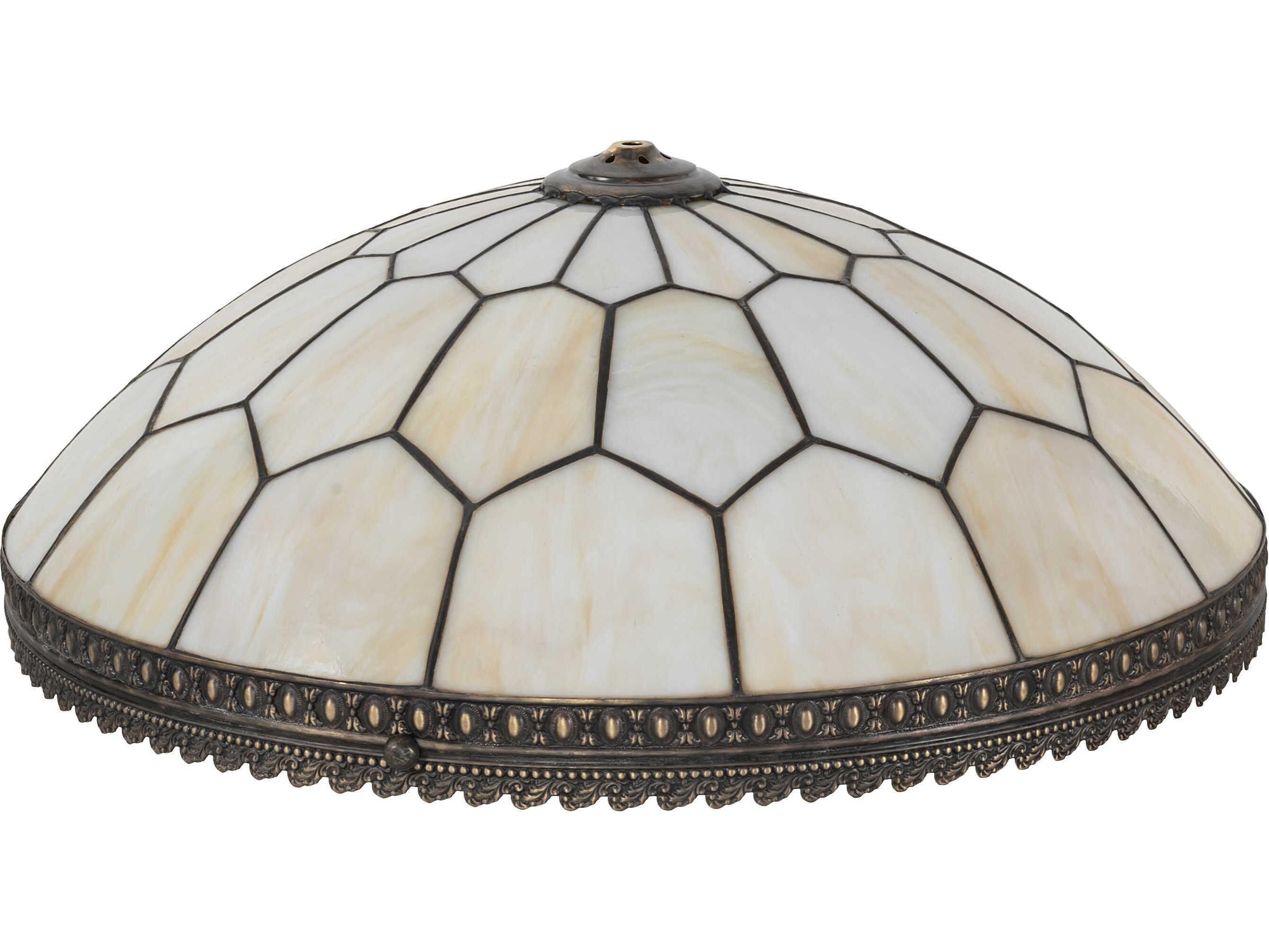 Meyda Vincent Honeycomb Antique Brass Shade