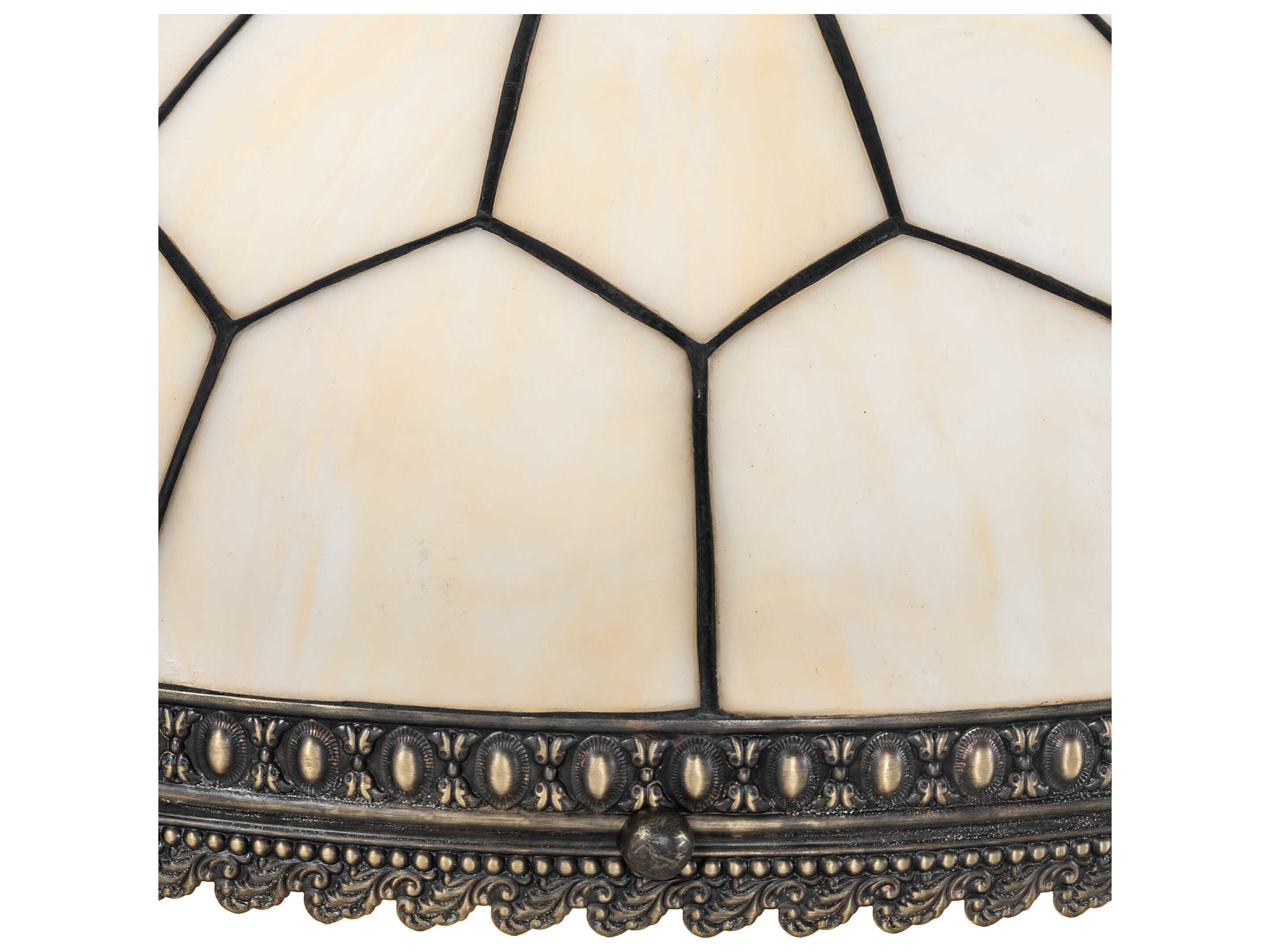Meyda Vincent Honeycomb Antique Brass Shade