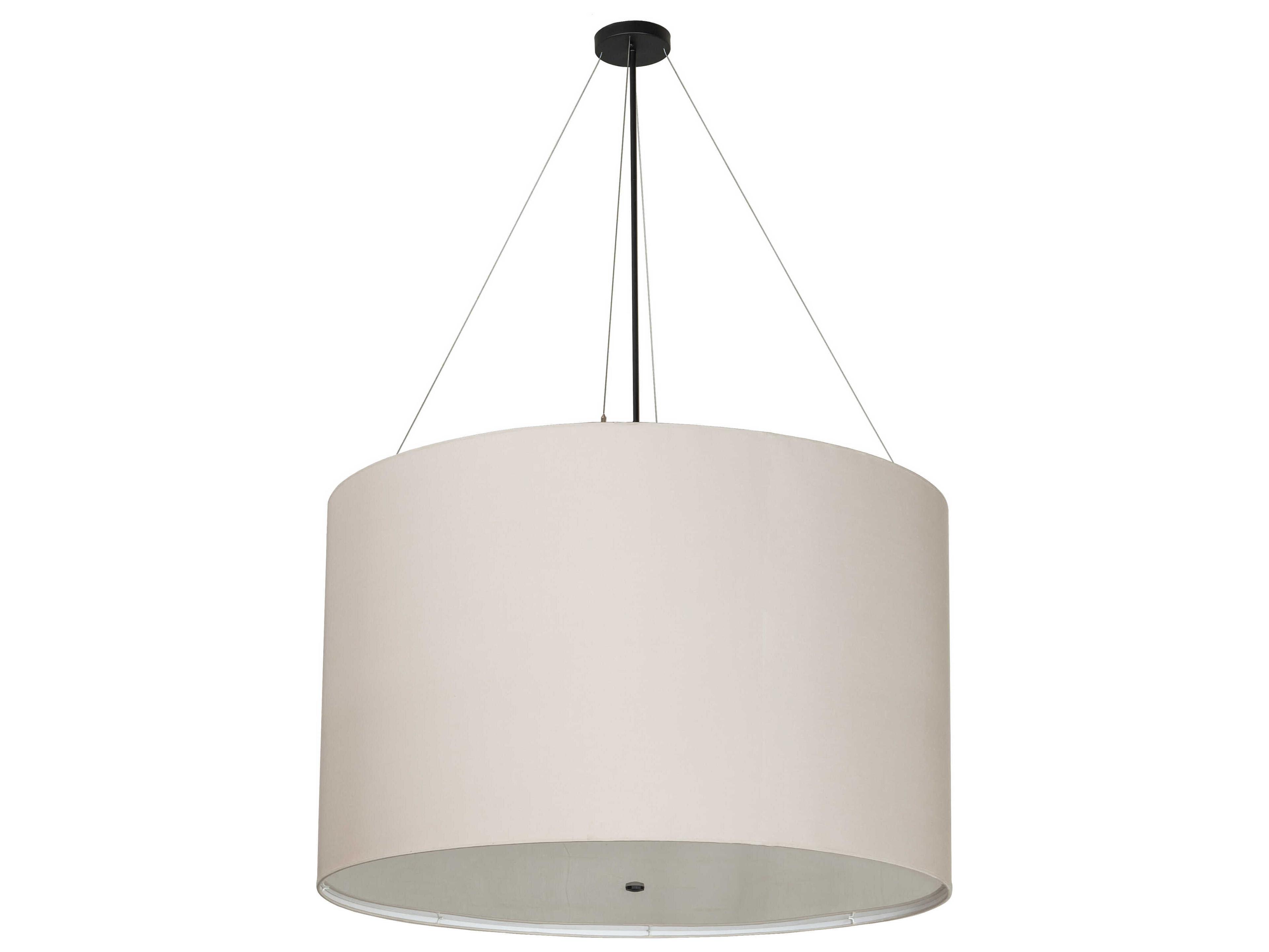 Meyda Cilindro 8-Light Solar Black Pendant