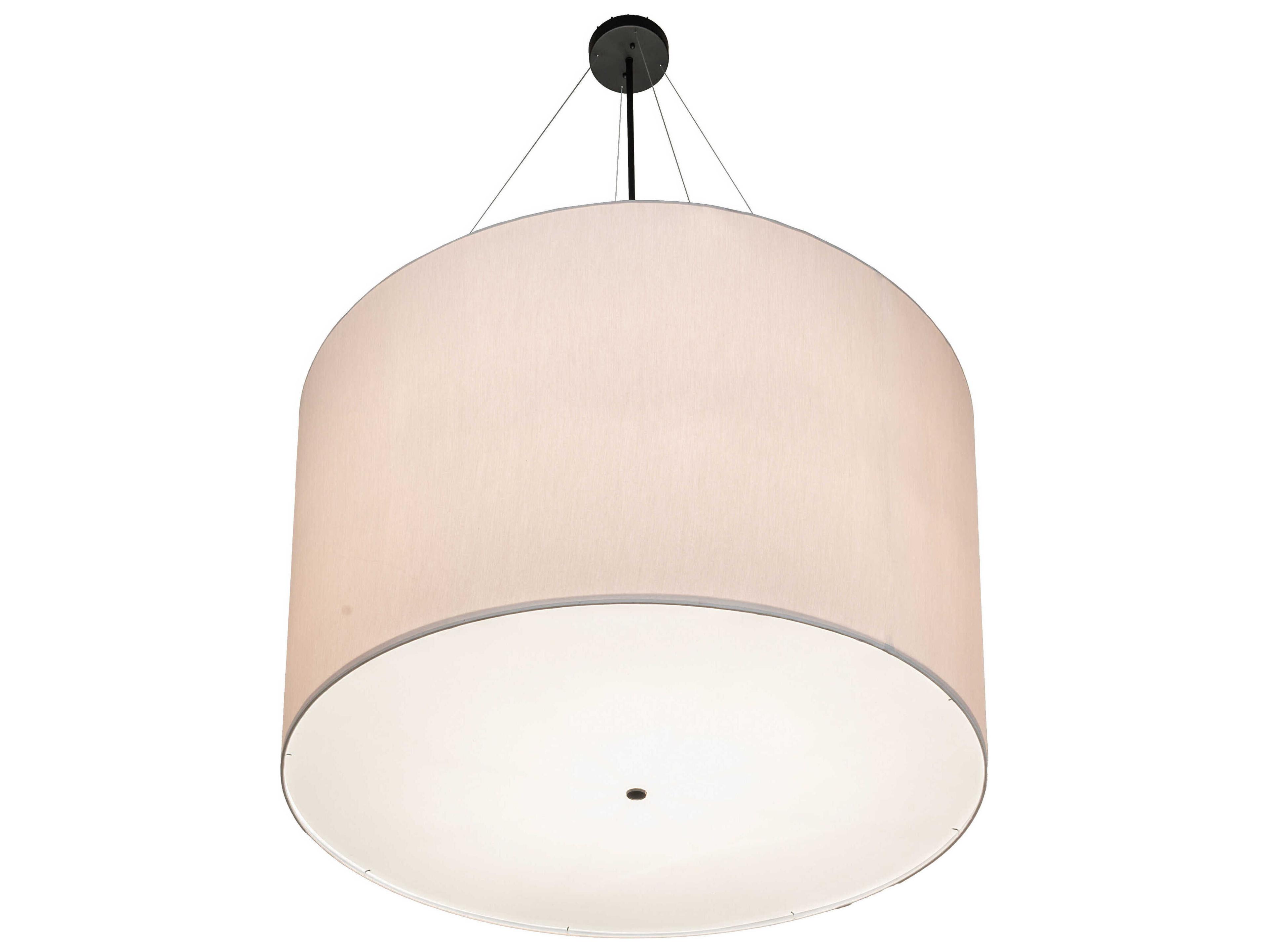 Meyda Cilindro 8-Light Solar Black Pendant