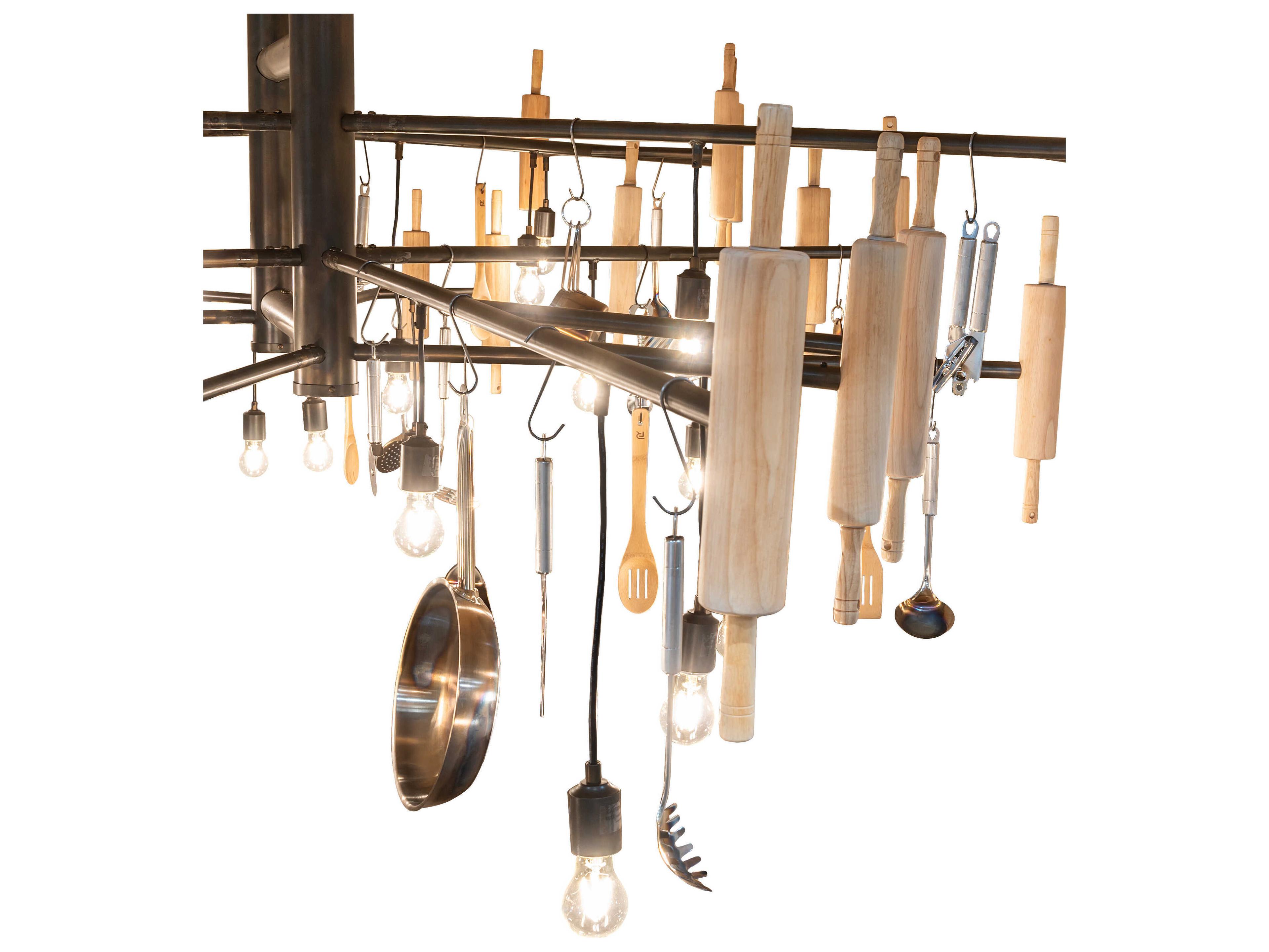 Meyda Alva 30-Light Burnished Antique Copper Chandelier