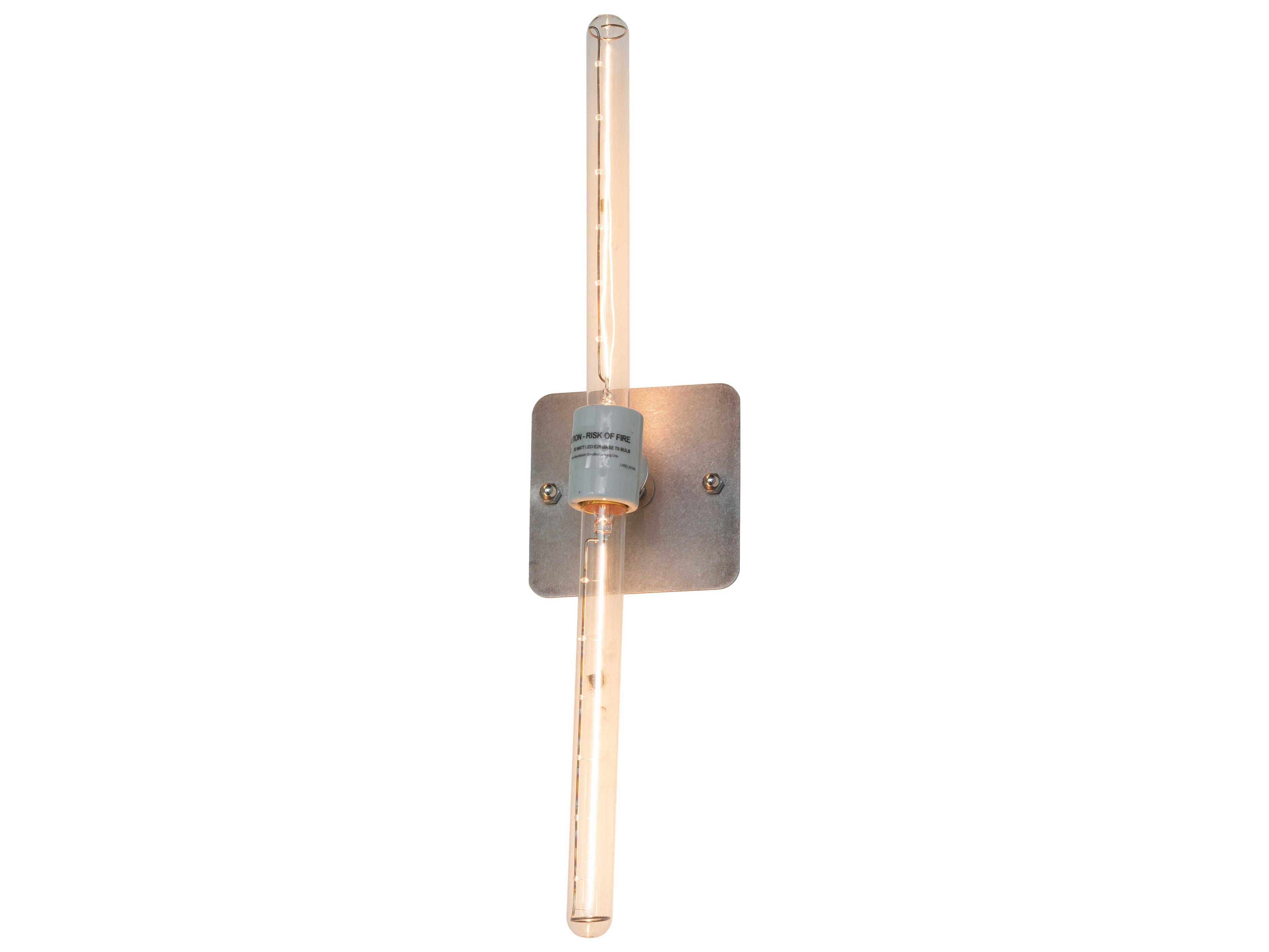 Meyda Alva 2-Light Raw Steel Wall Sconce