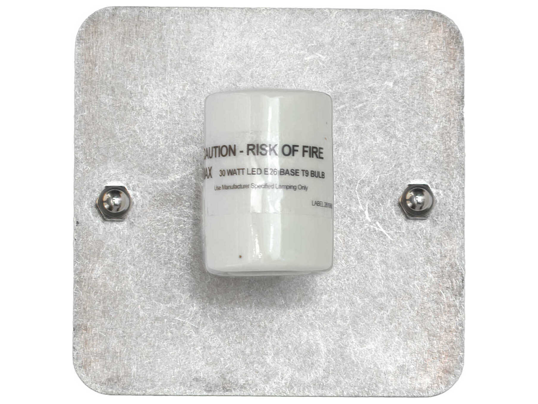 Meyda Alva 2-Light Raw Steel Wall Sconce