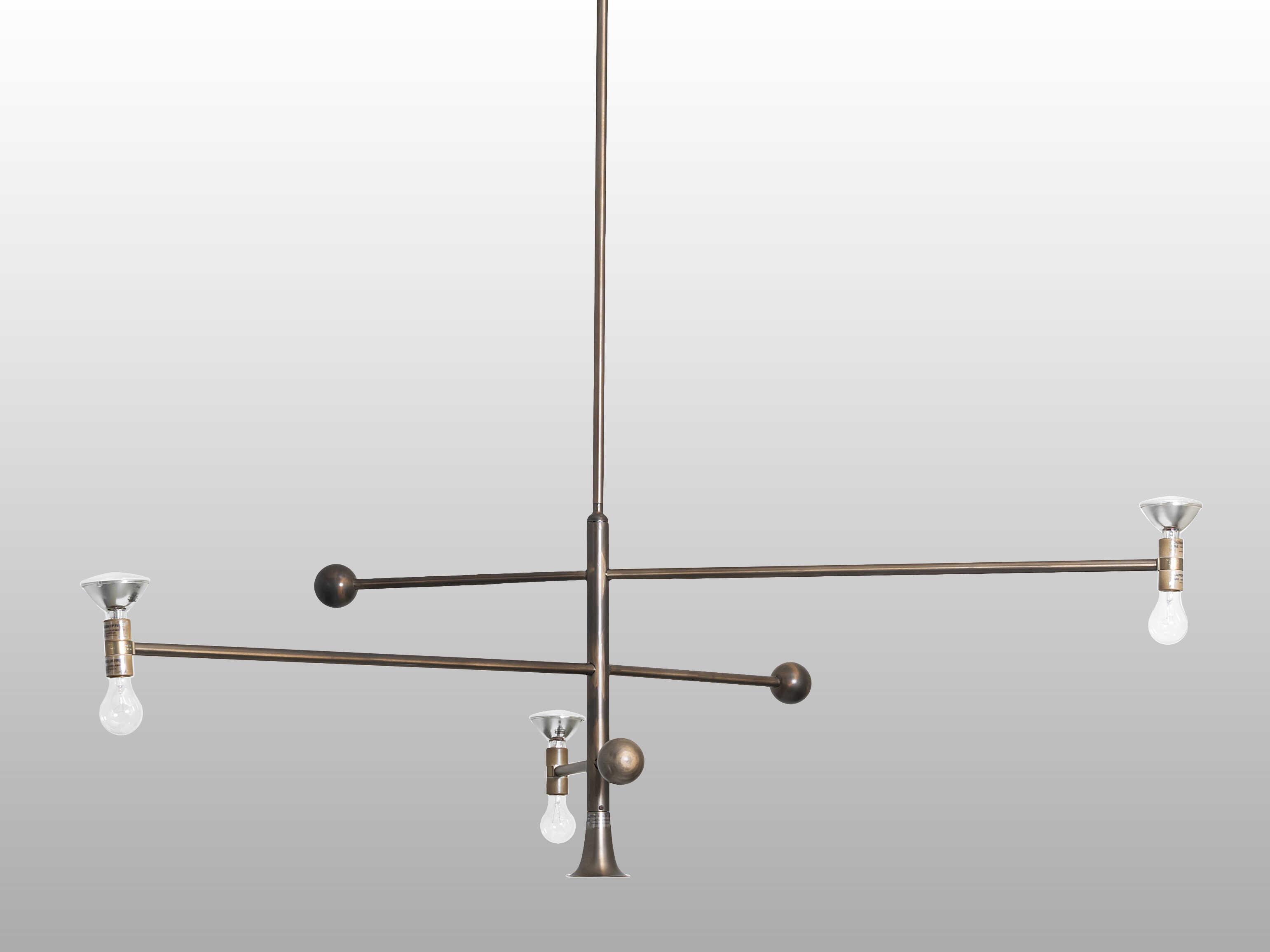 Meyda Alva 3-Light 1-Light Antique Copper Chandelier
