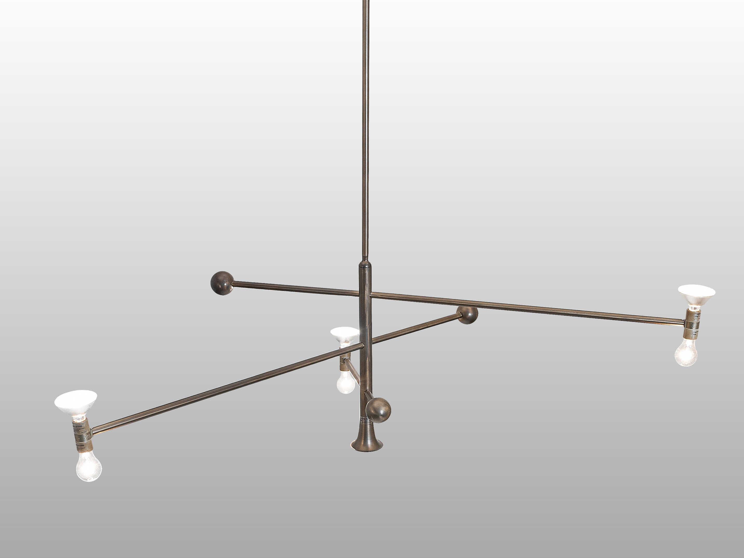 Meyda Alva 3-Light 1-Light Antique Copper Chandelier