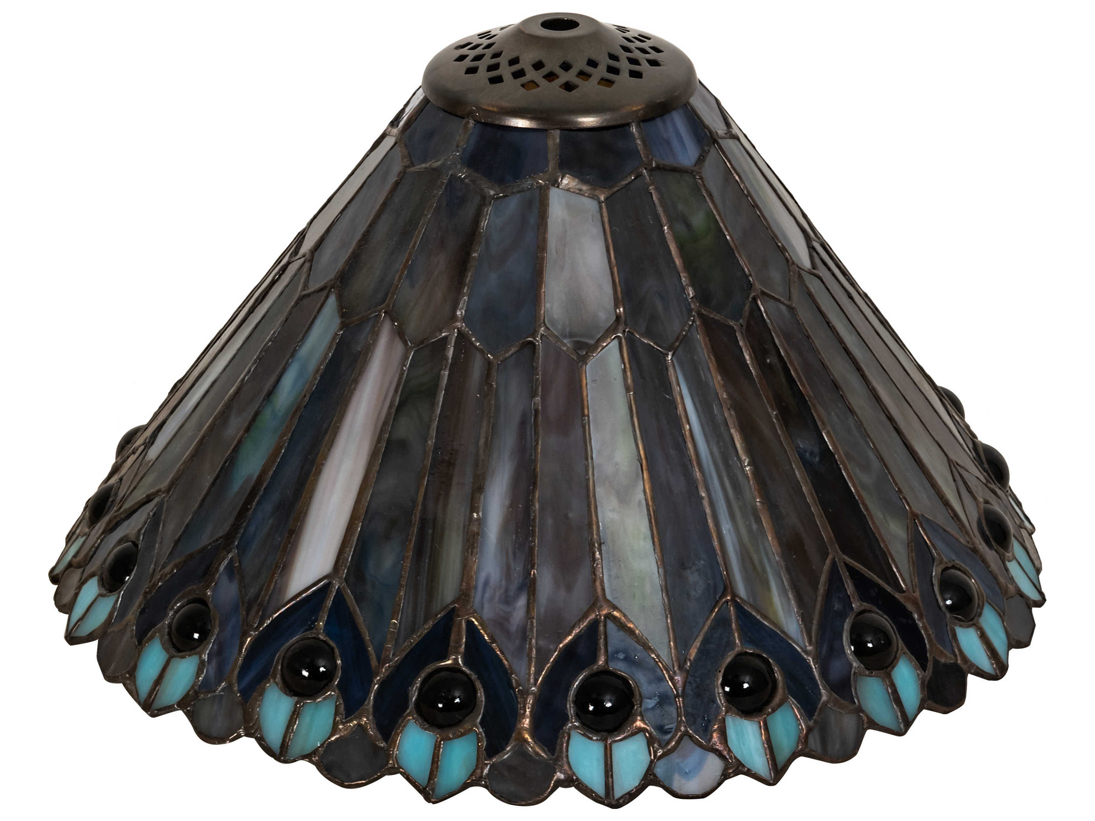 Meyda Tiffany Jeweled Peacock Shade