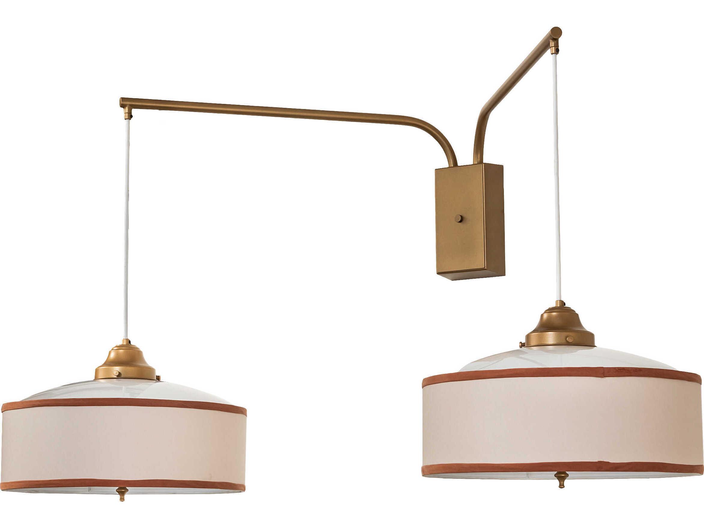 Meyda Cilindro 4-Light Gold Metallic Wall Sconce