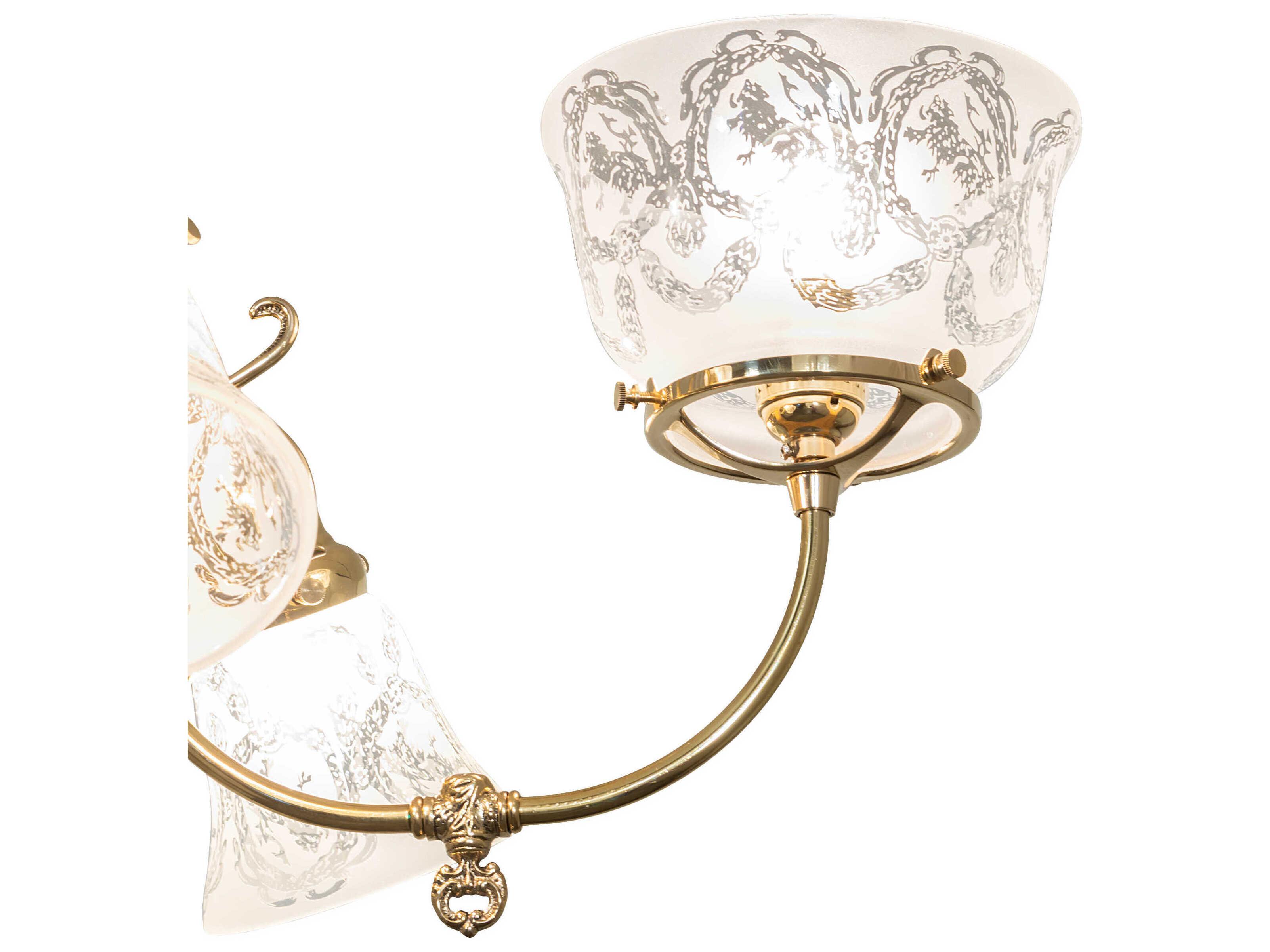 Meyda Revival 6-Light Polished Brass Chandelier