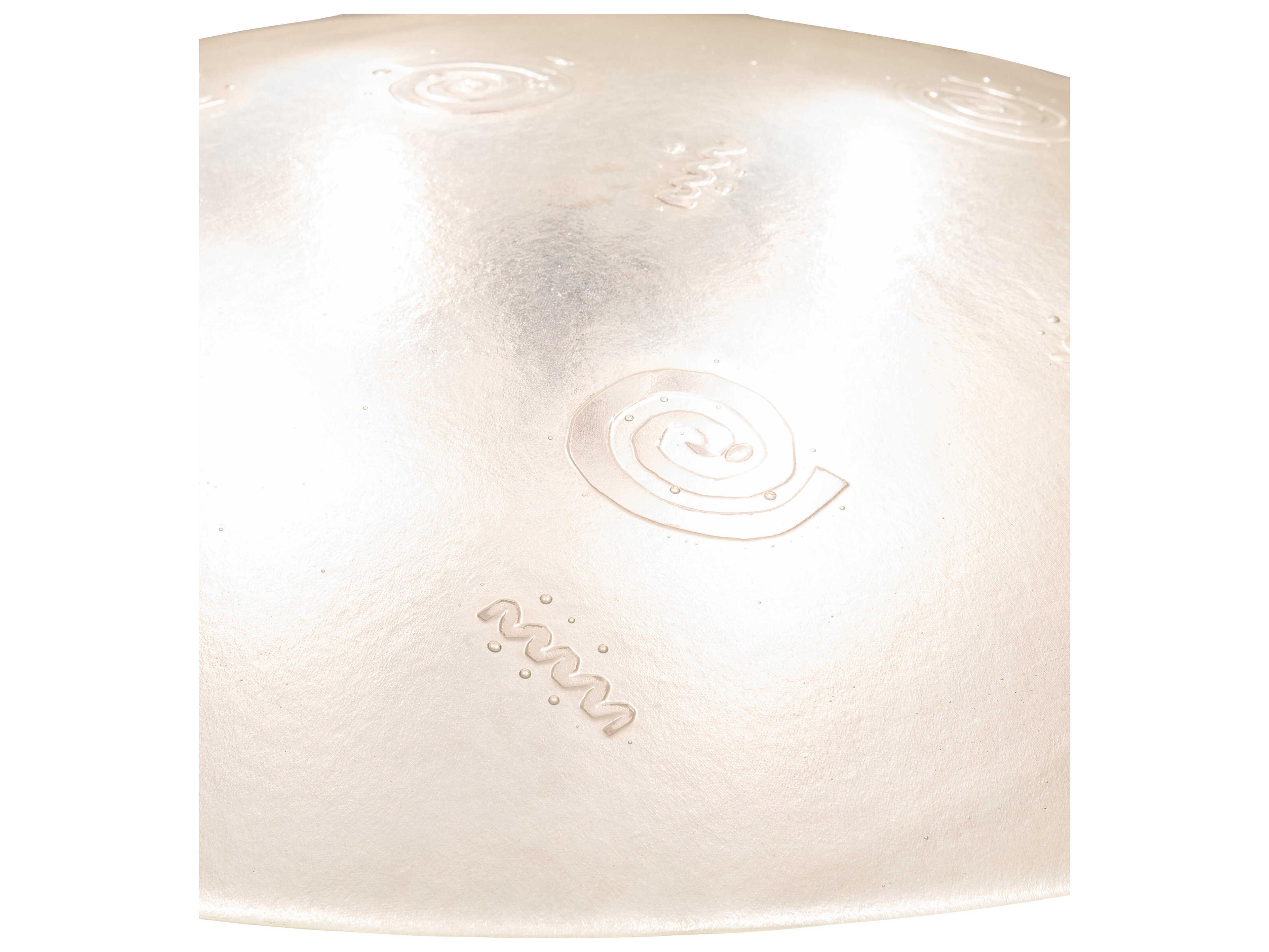 Meyda Metro Fusion Clear Frosted Glass Shade