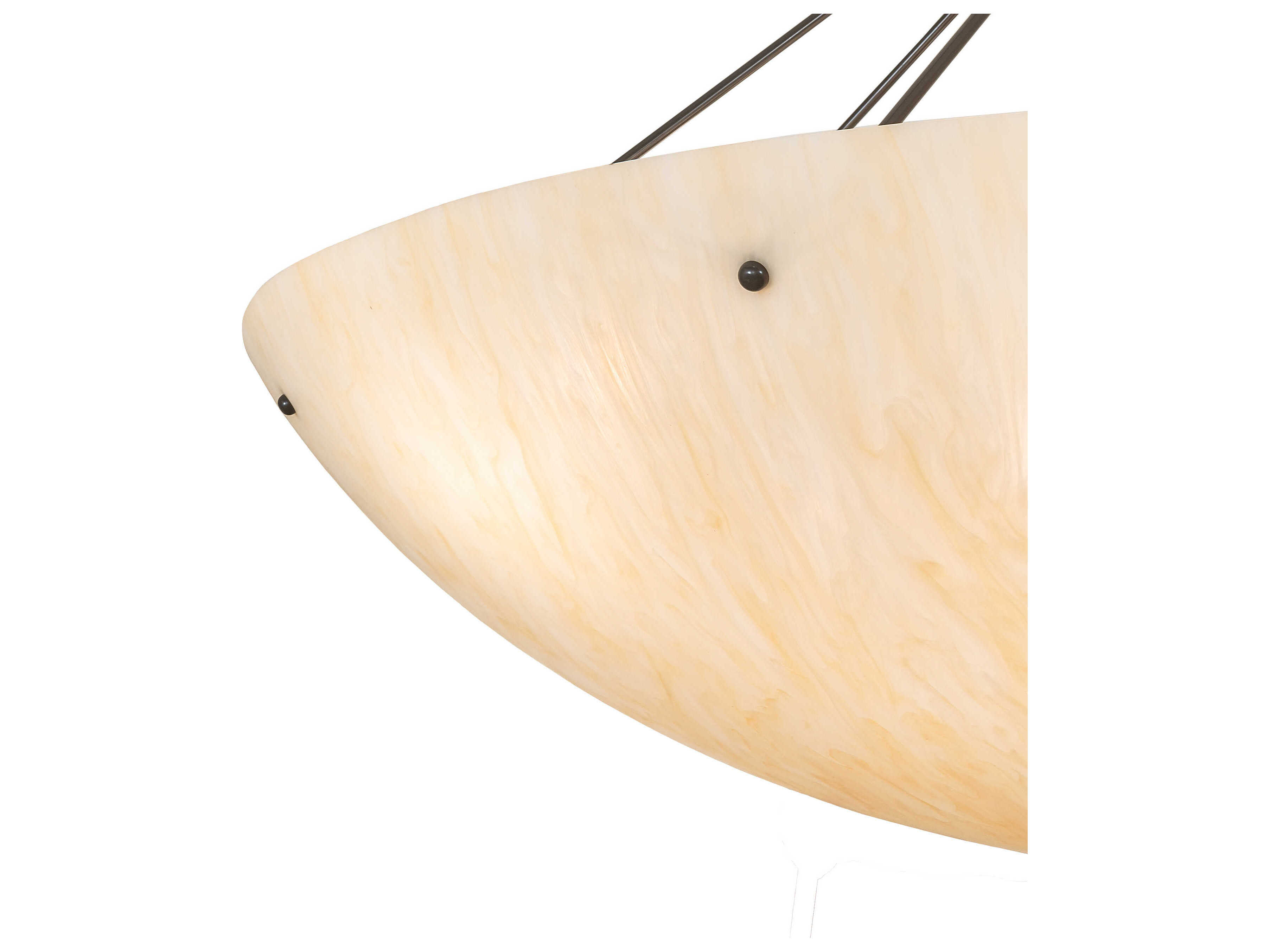 Meyda Madison 12-Light Timeless Bronze Bowl Semi Flush Mount