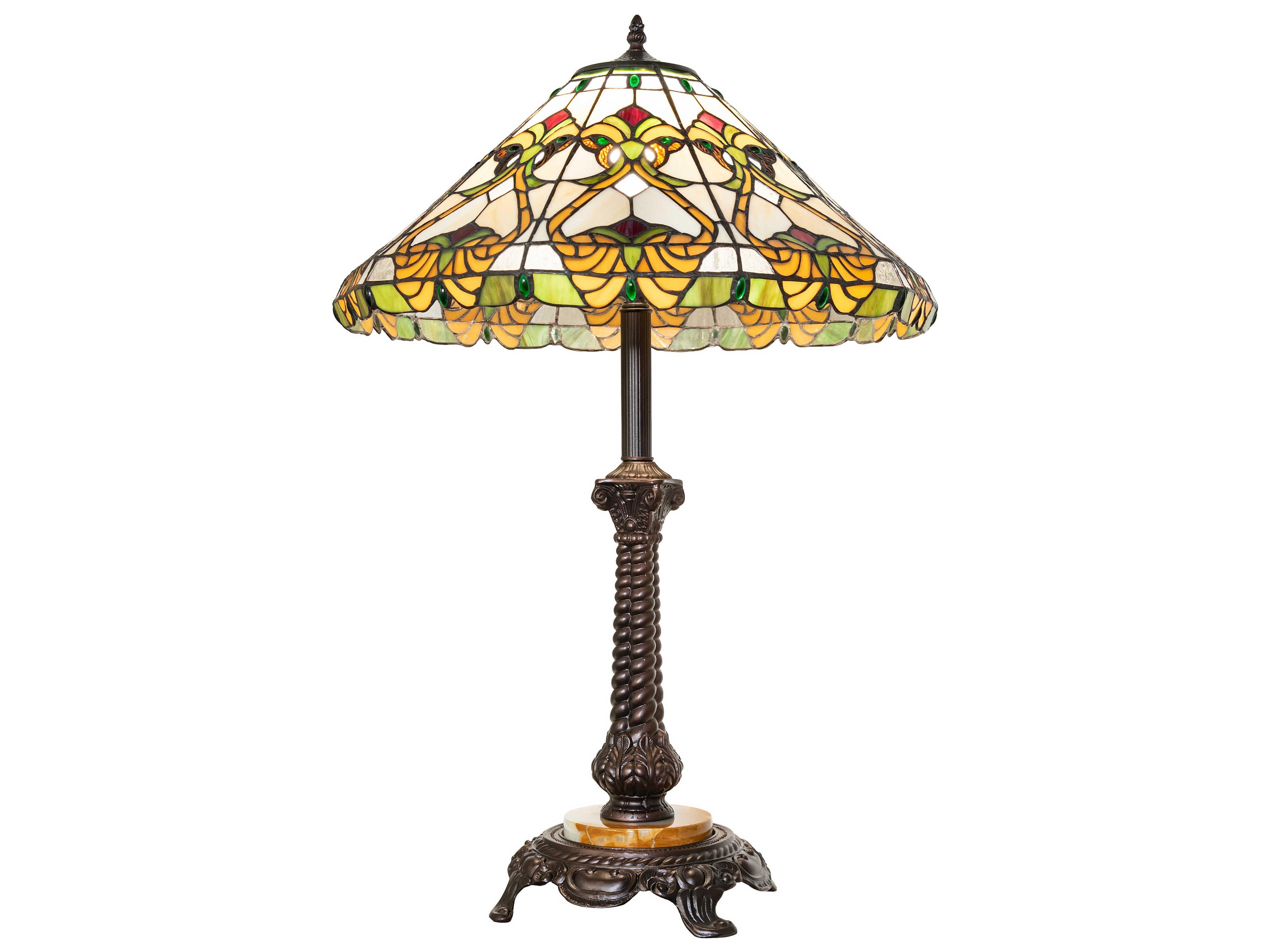Meyda Middleton Mahogany Bronze Buffet Lamp