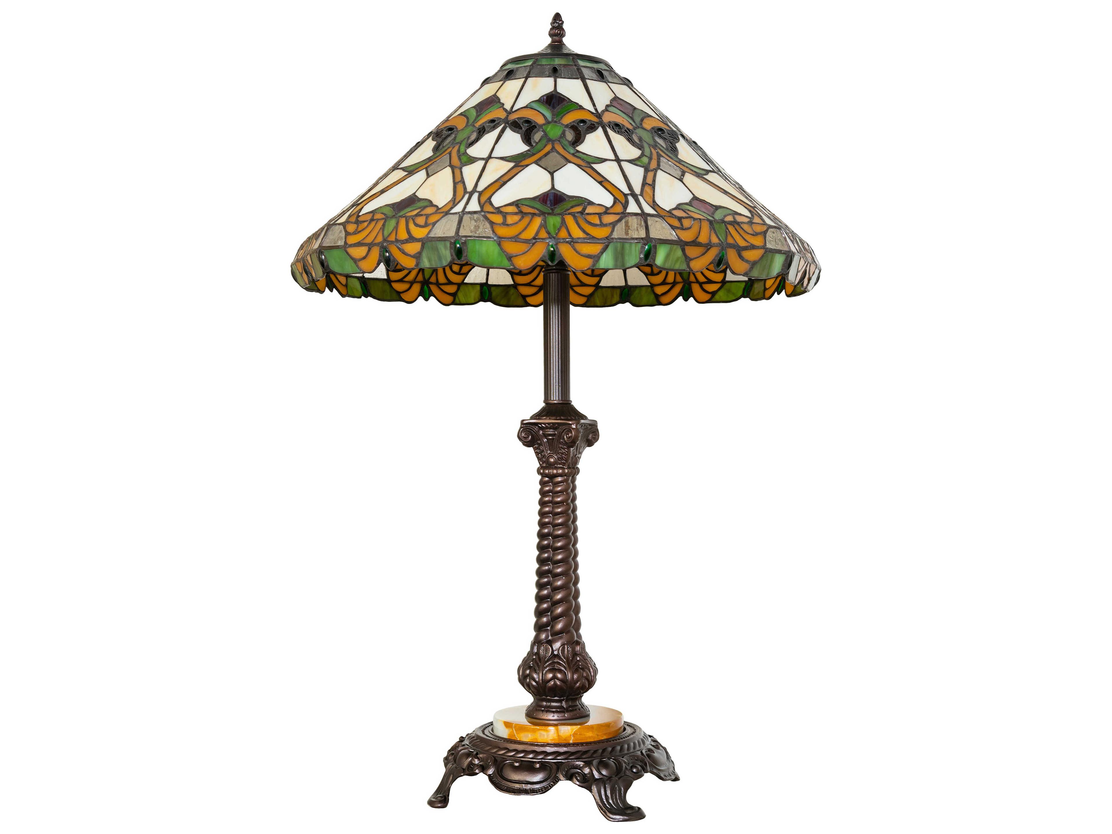 Meyda Middleton Mahogany Bronze Buffet Lamp