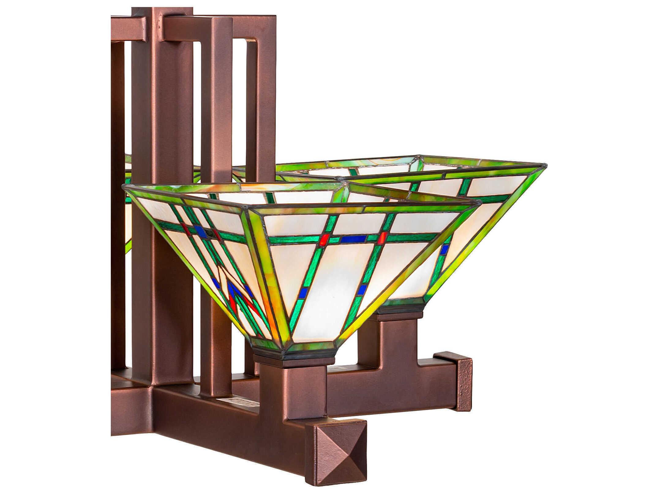 Meyda Prairie Wheat 4-Light Cinnamon Coffee Metallic Brown Pendant