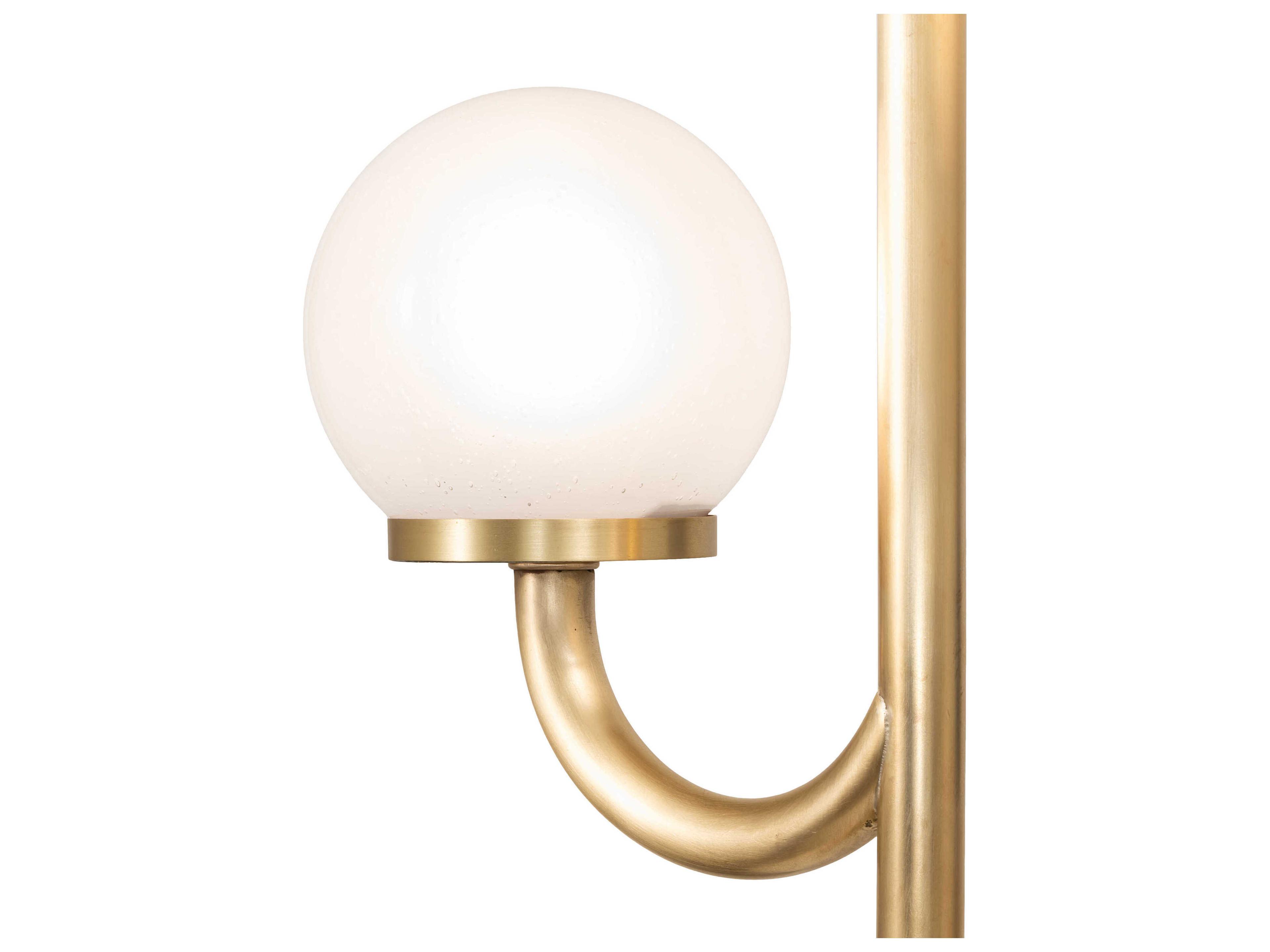 Meyda Bola Brushed Brass Buffet Lamp