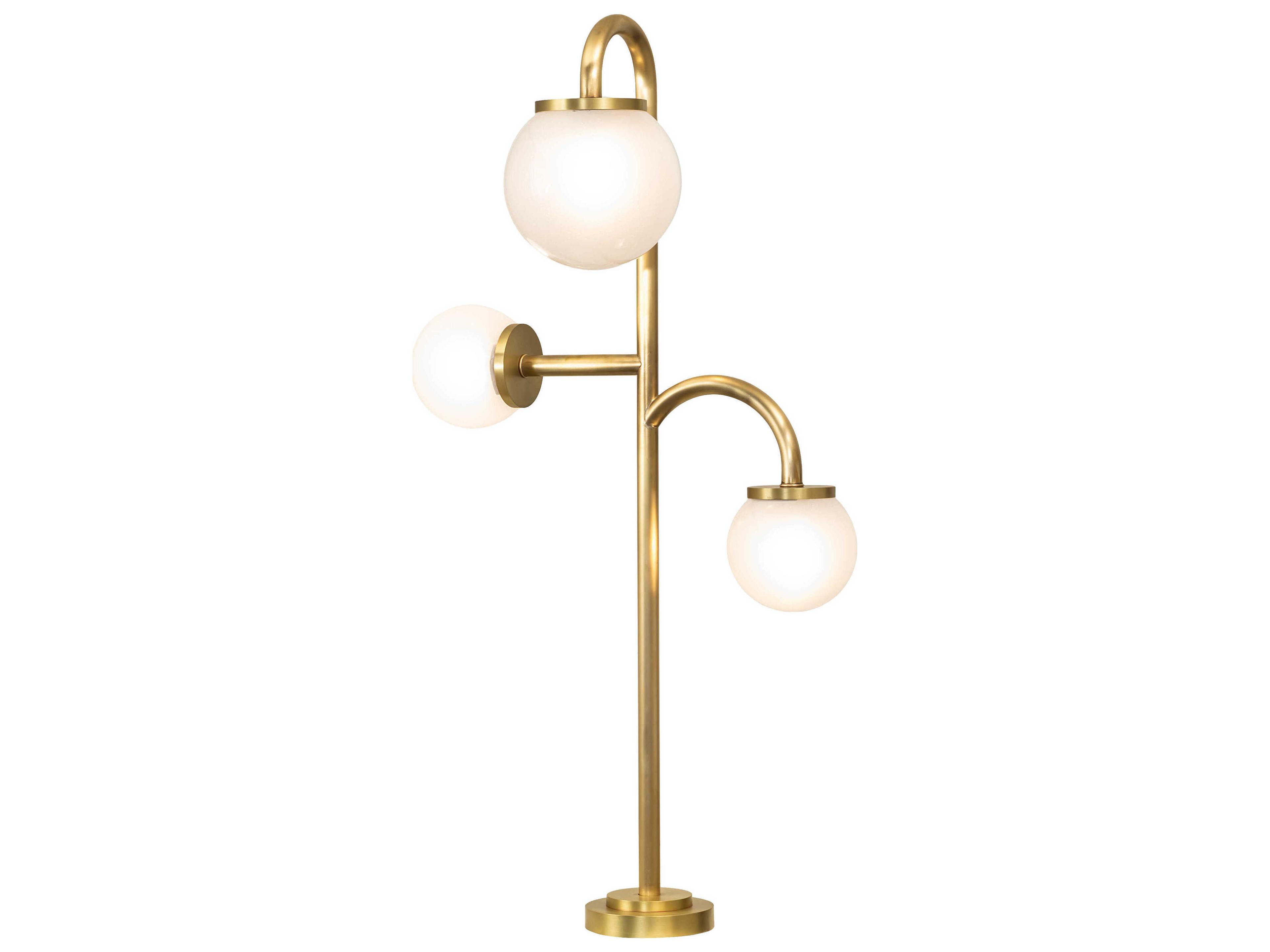 Meyda Bola Brushed Brass Buffet Lamp