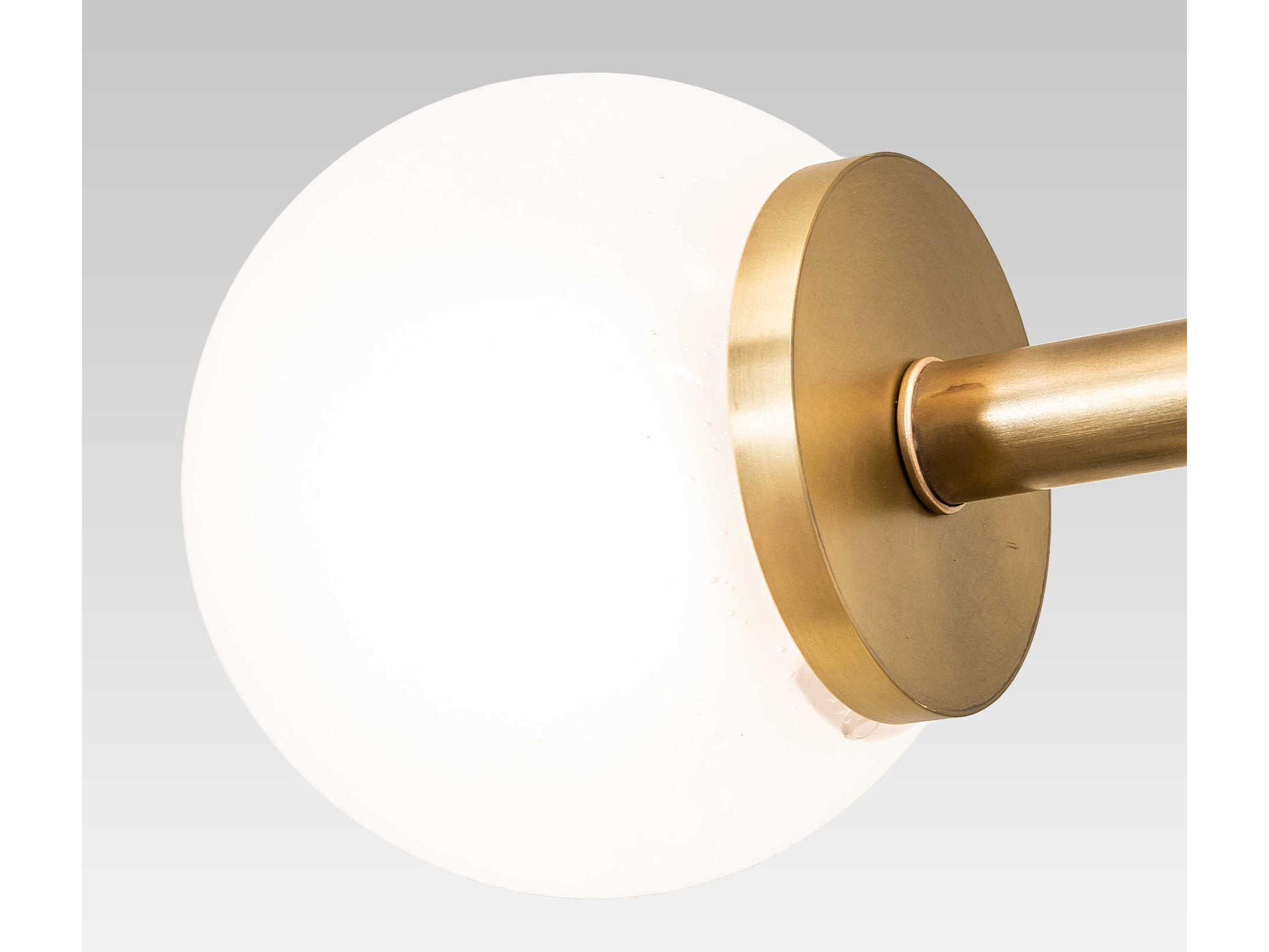 Meyda Bola Brushed Brass Buffet Lamp