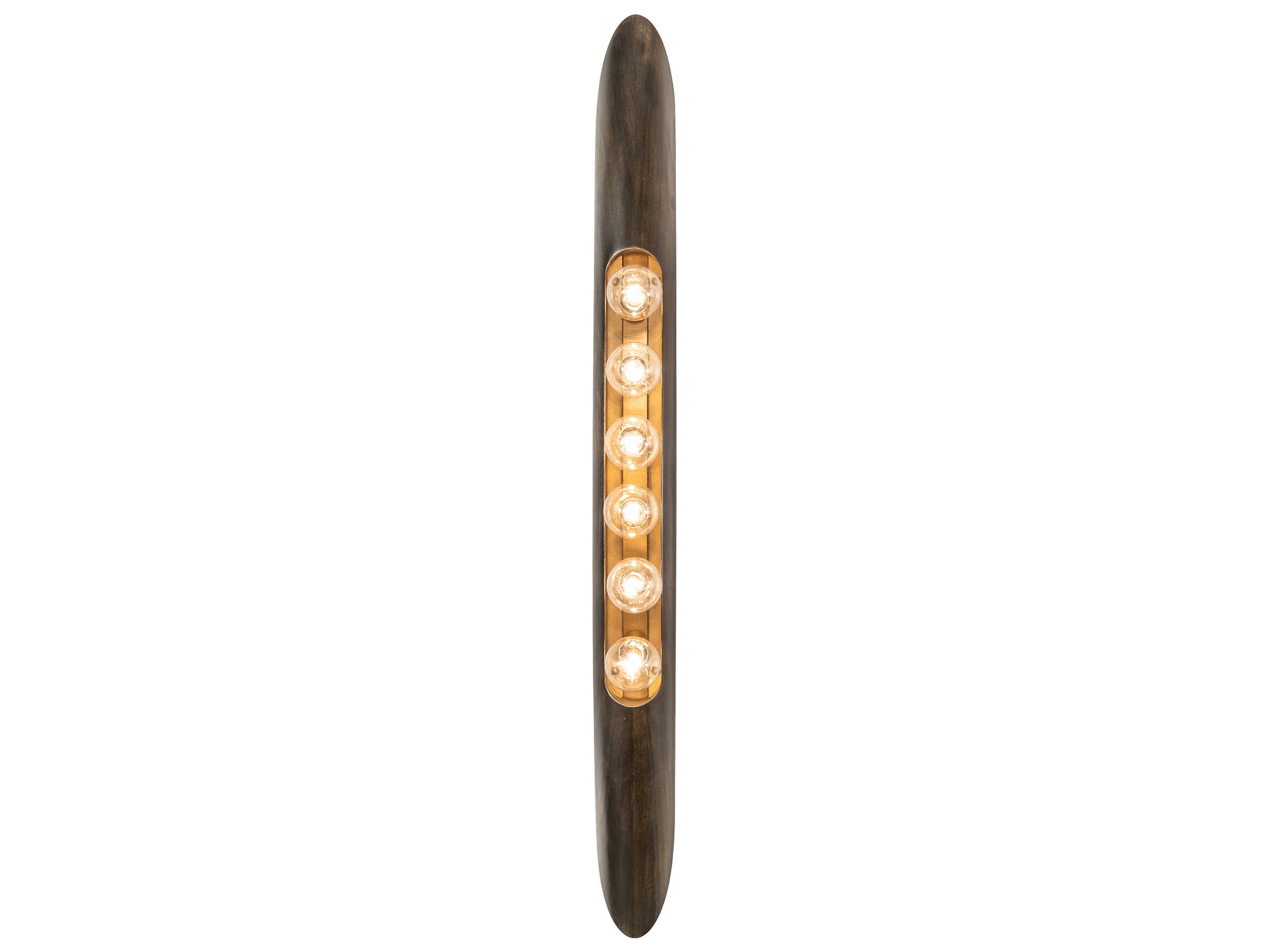 Meyda Anahata 6-Light Gold Metallic Wall Sconce