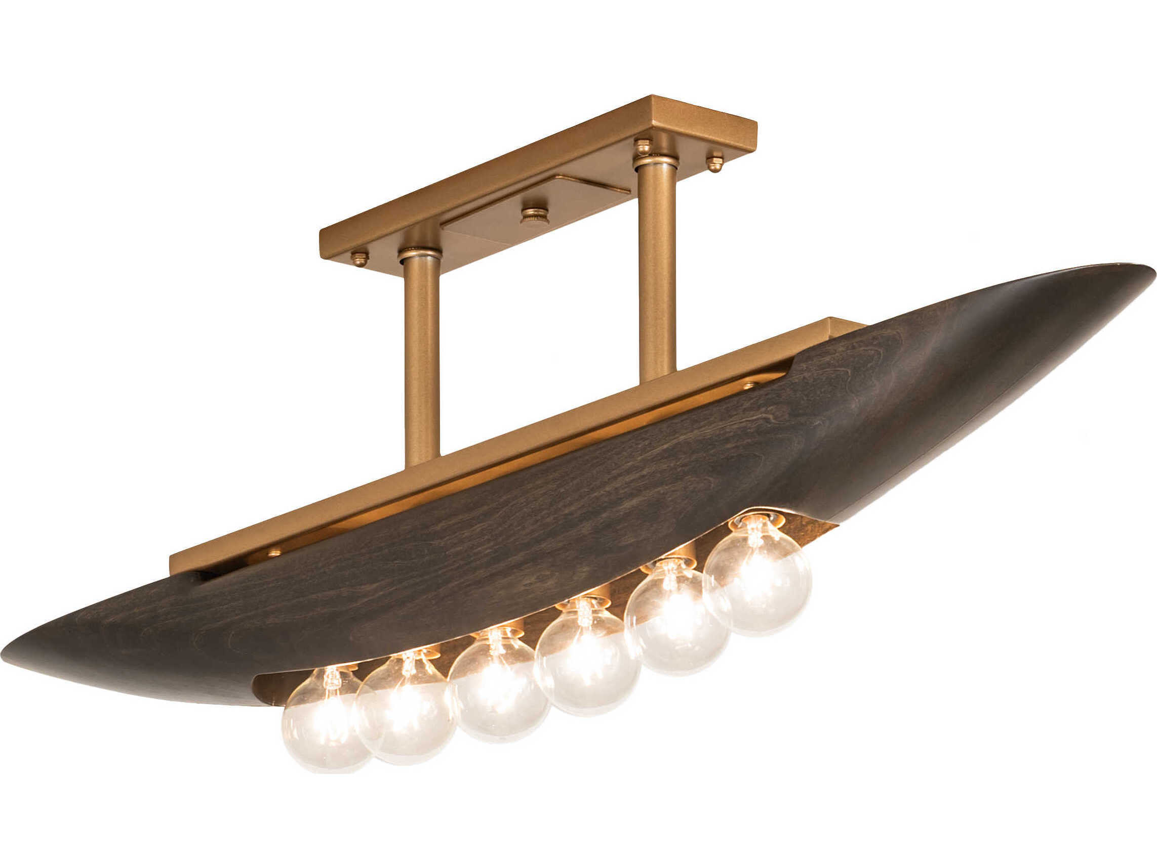 Meyda Anahata 6-Light Gold Metallic Island Pendant