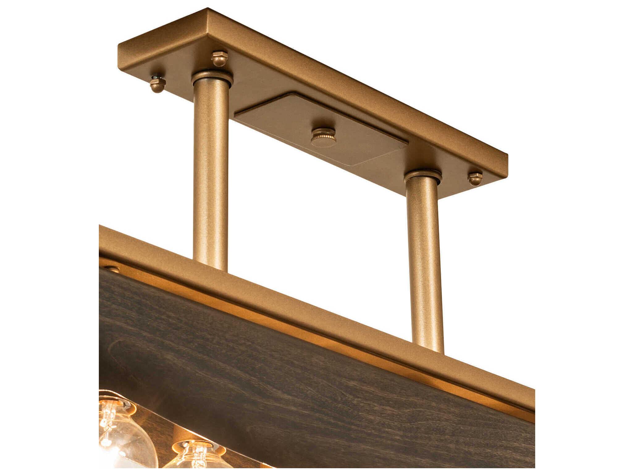 Meyda Anahata 6-Light Gold Metallic Island Pendant