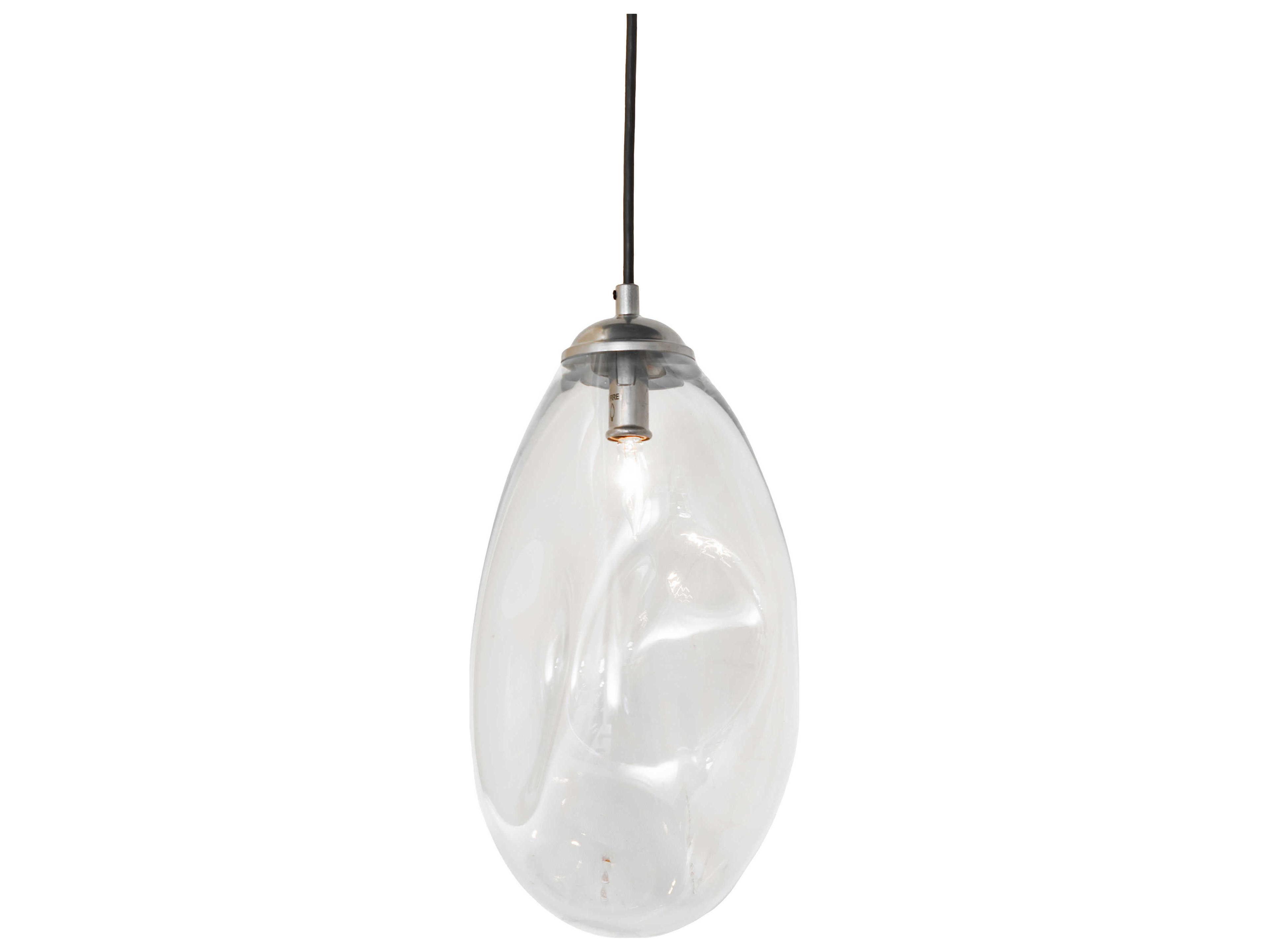 Meyda Celine 1-Light Extreme Chrome Clear Mini Pendant