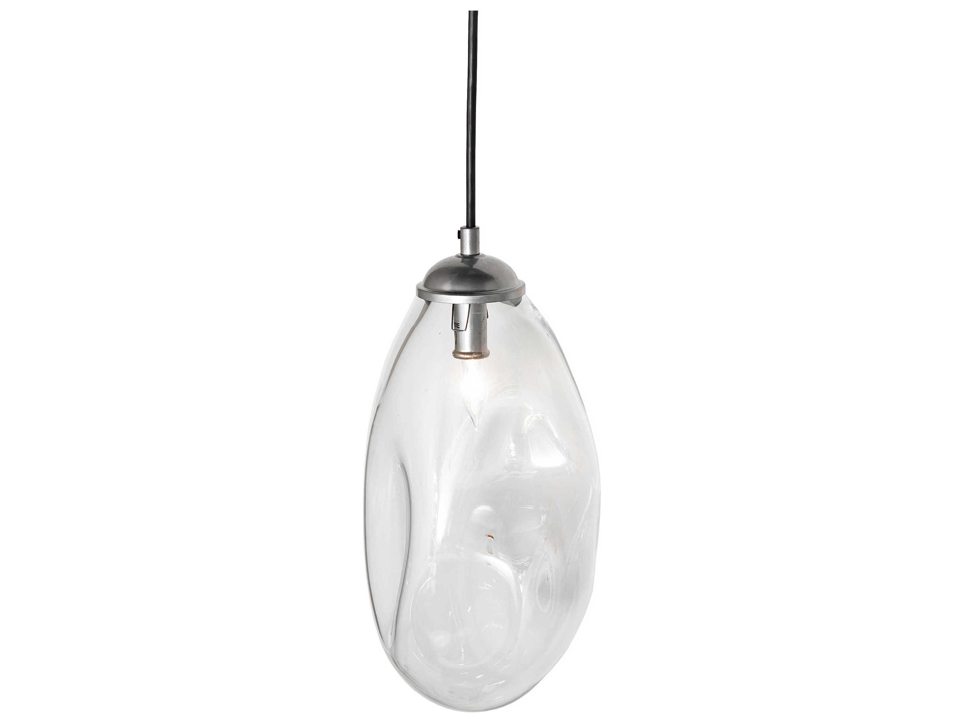Meyda Celine 1-Light Extreme Chrome Clear Mini Pendant