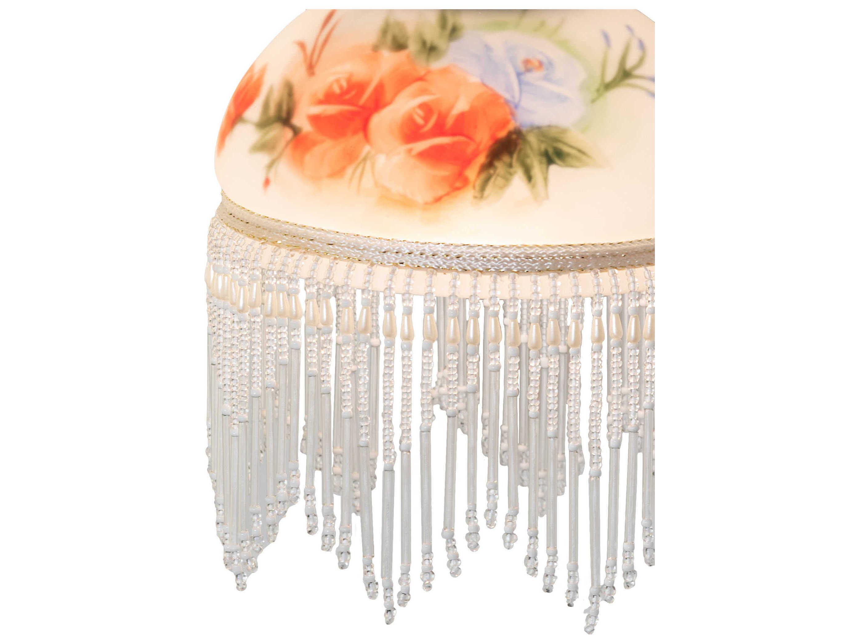 Meyda Roussillon 1-Light Mahogany Bronze Glass Dome Mini Pendant