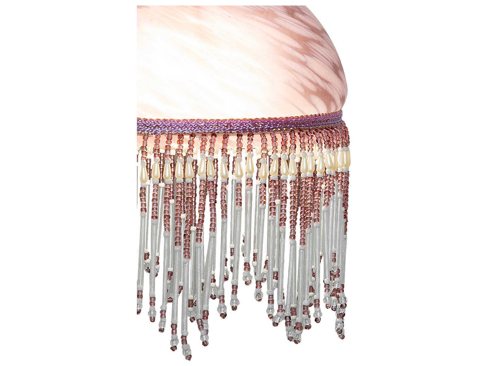 Meyda Roussillon 1-Light Mahogany Bronze Glass Dome Mini Pendant