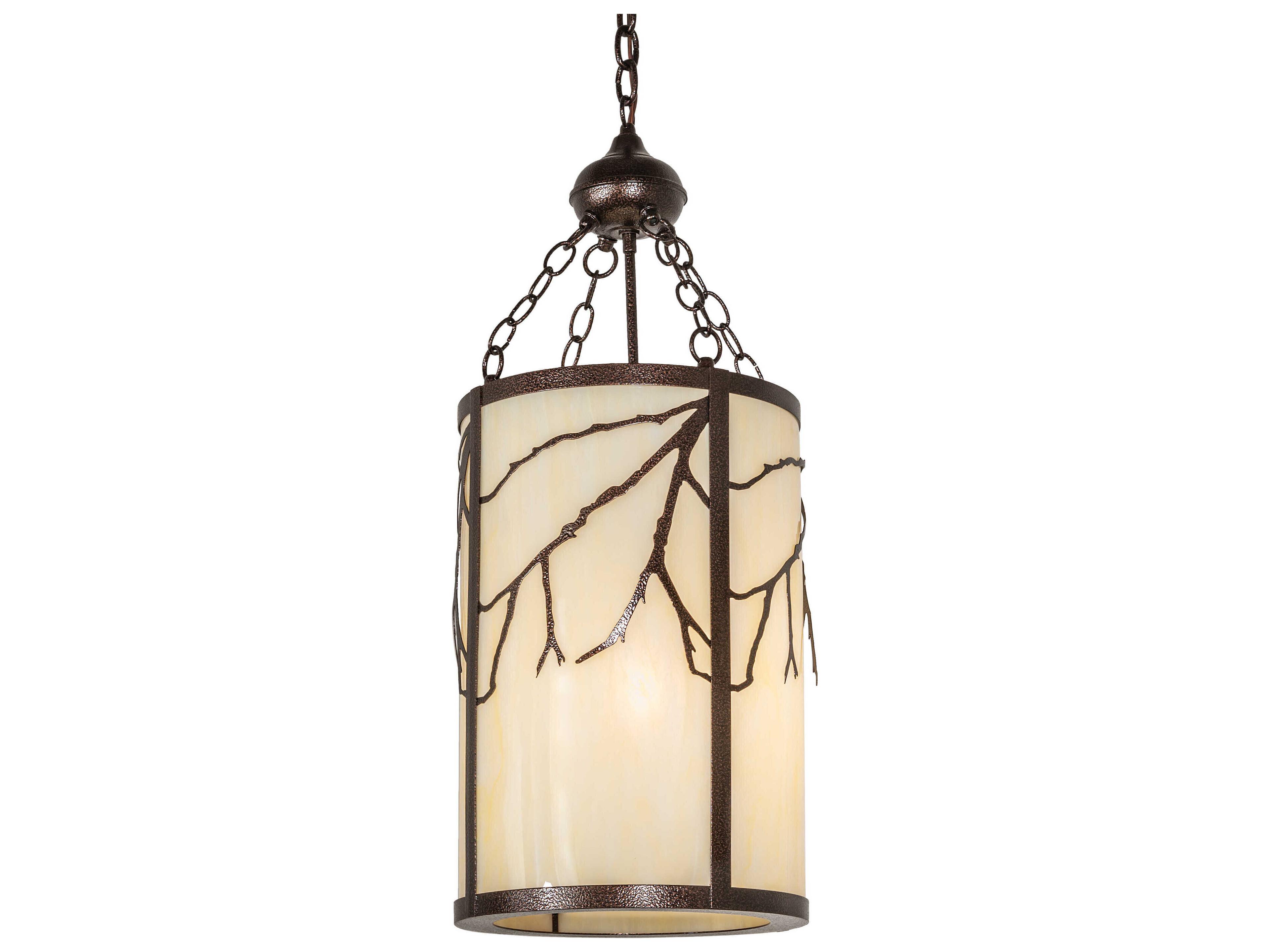Meyda Branches 1-Light Copper Vein Mini Pendant