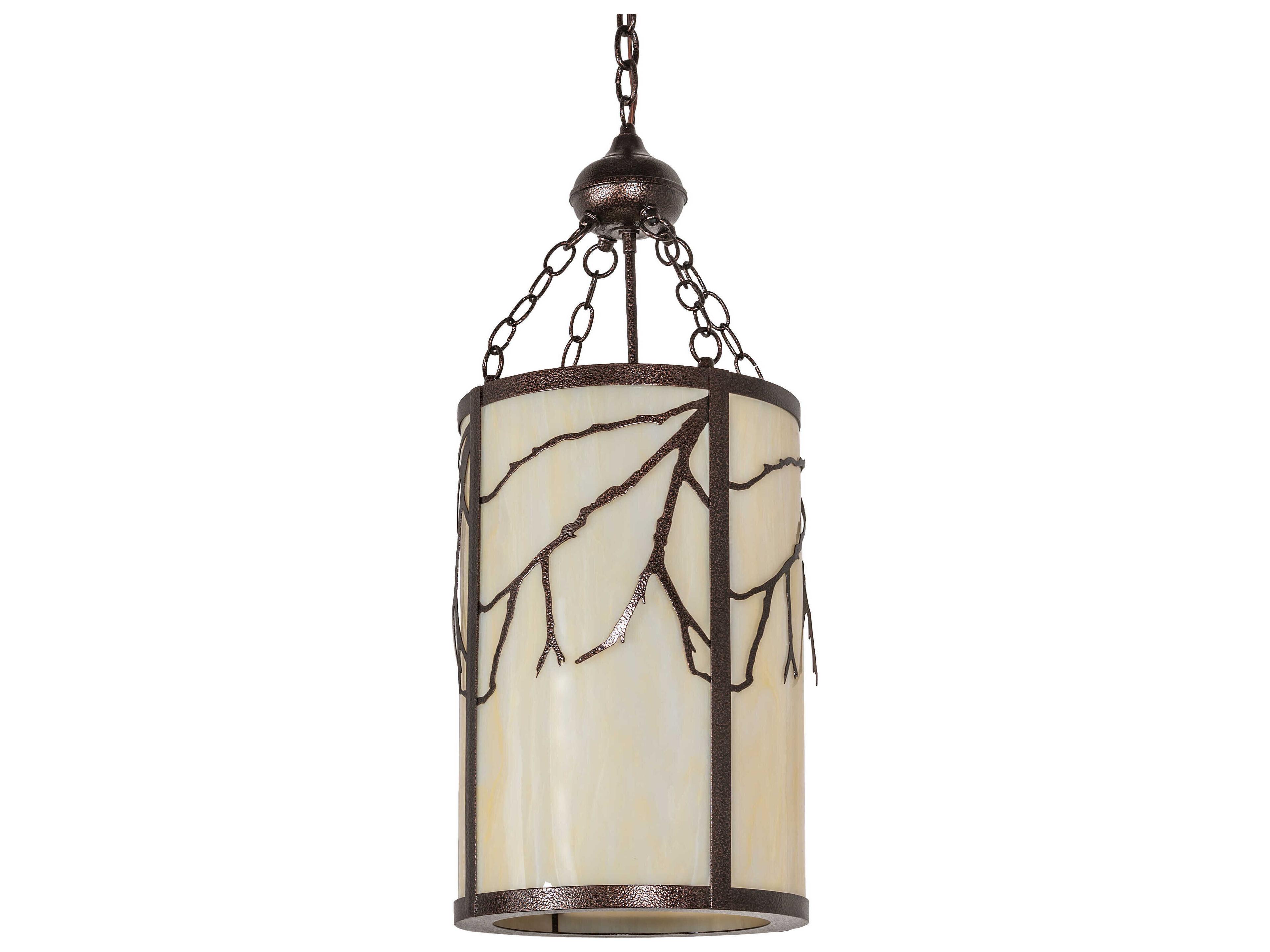 Meyda Branches 1-Light Copper Vein Mini Pendant