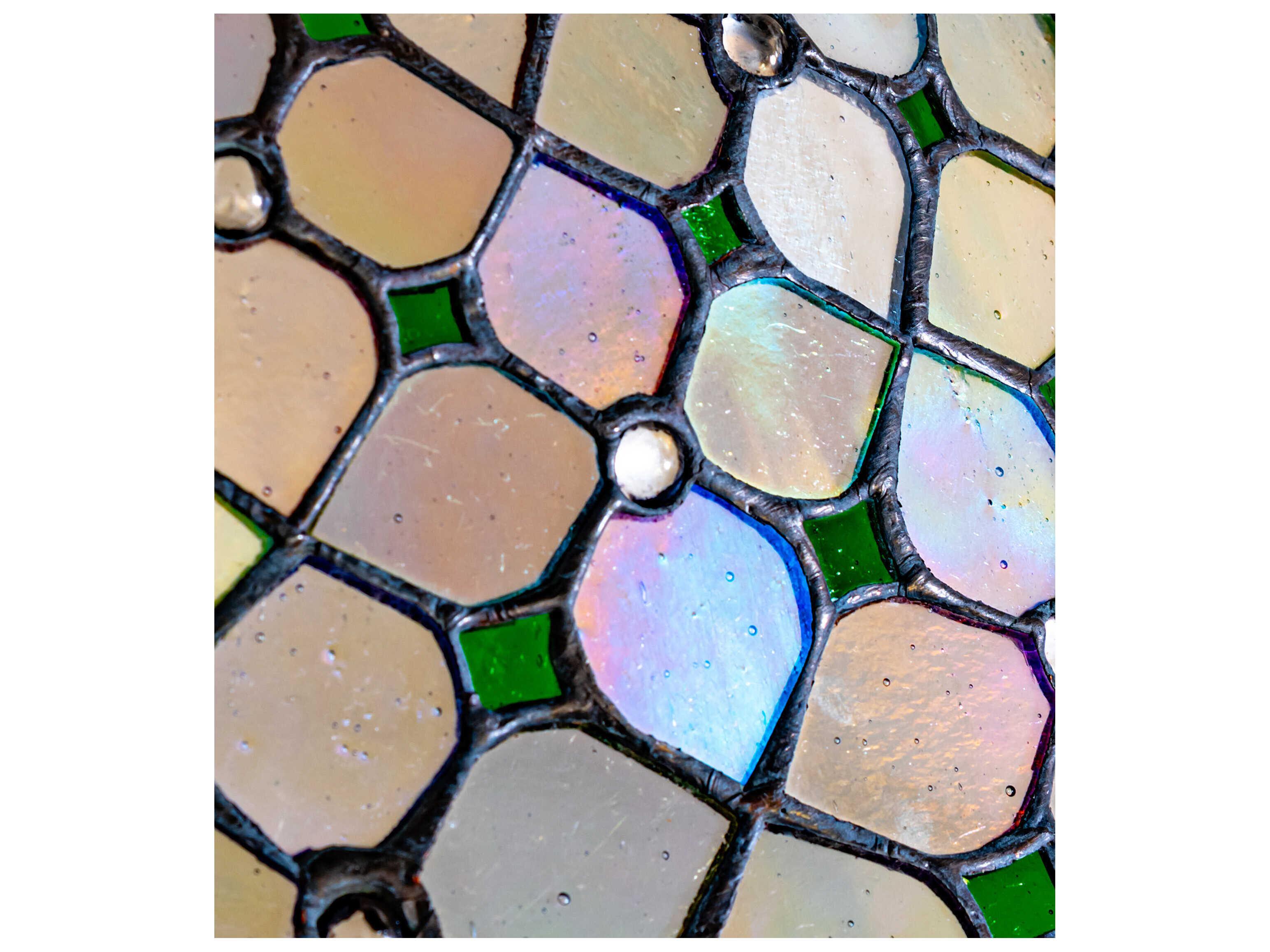 Meyda Diamond and Jewel Mahogany Bronze Buffet Lamp