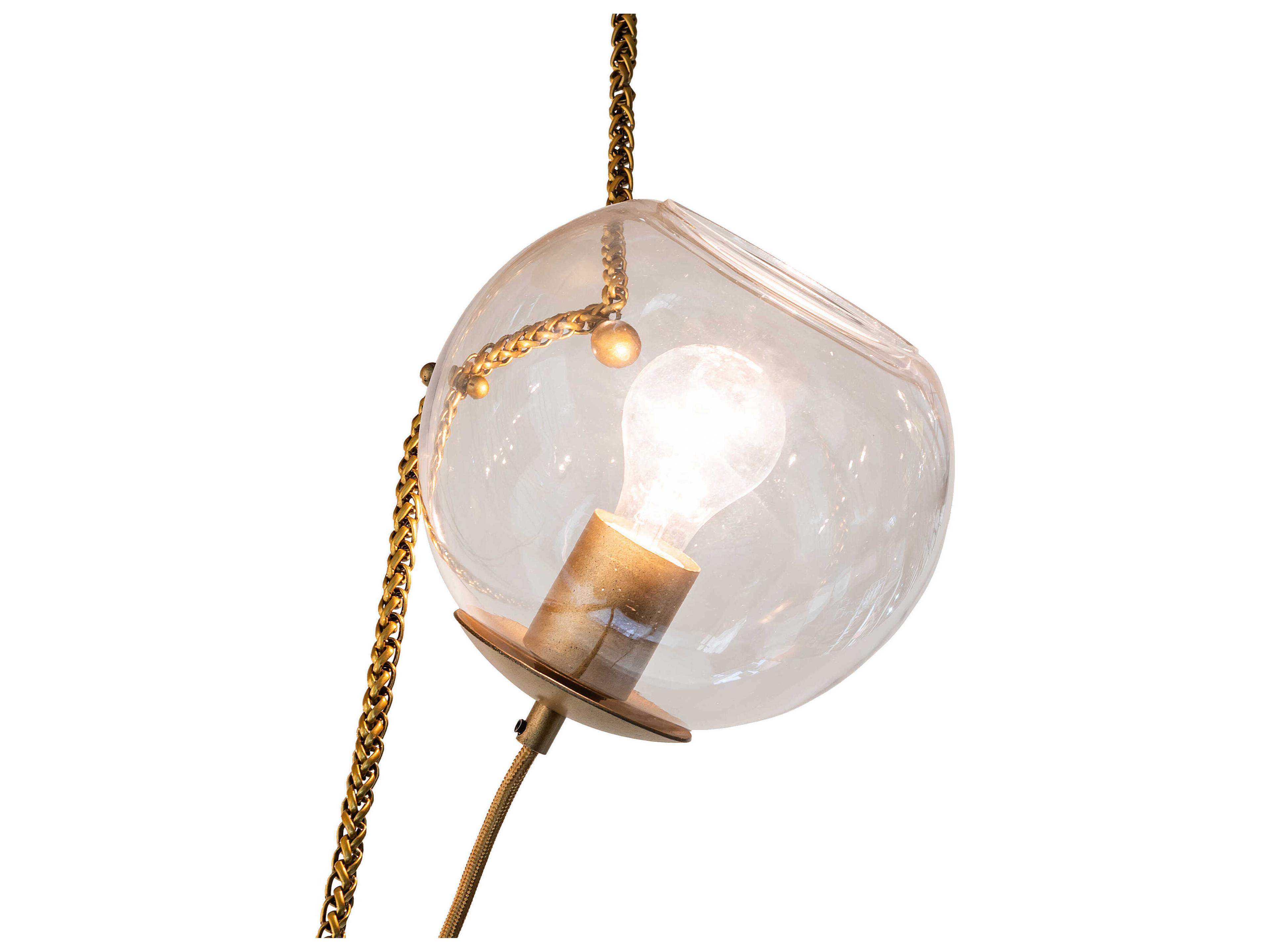 Meyda Castiliolite 8-Light Aged Brass Pendant