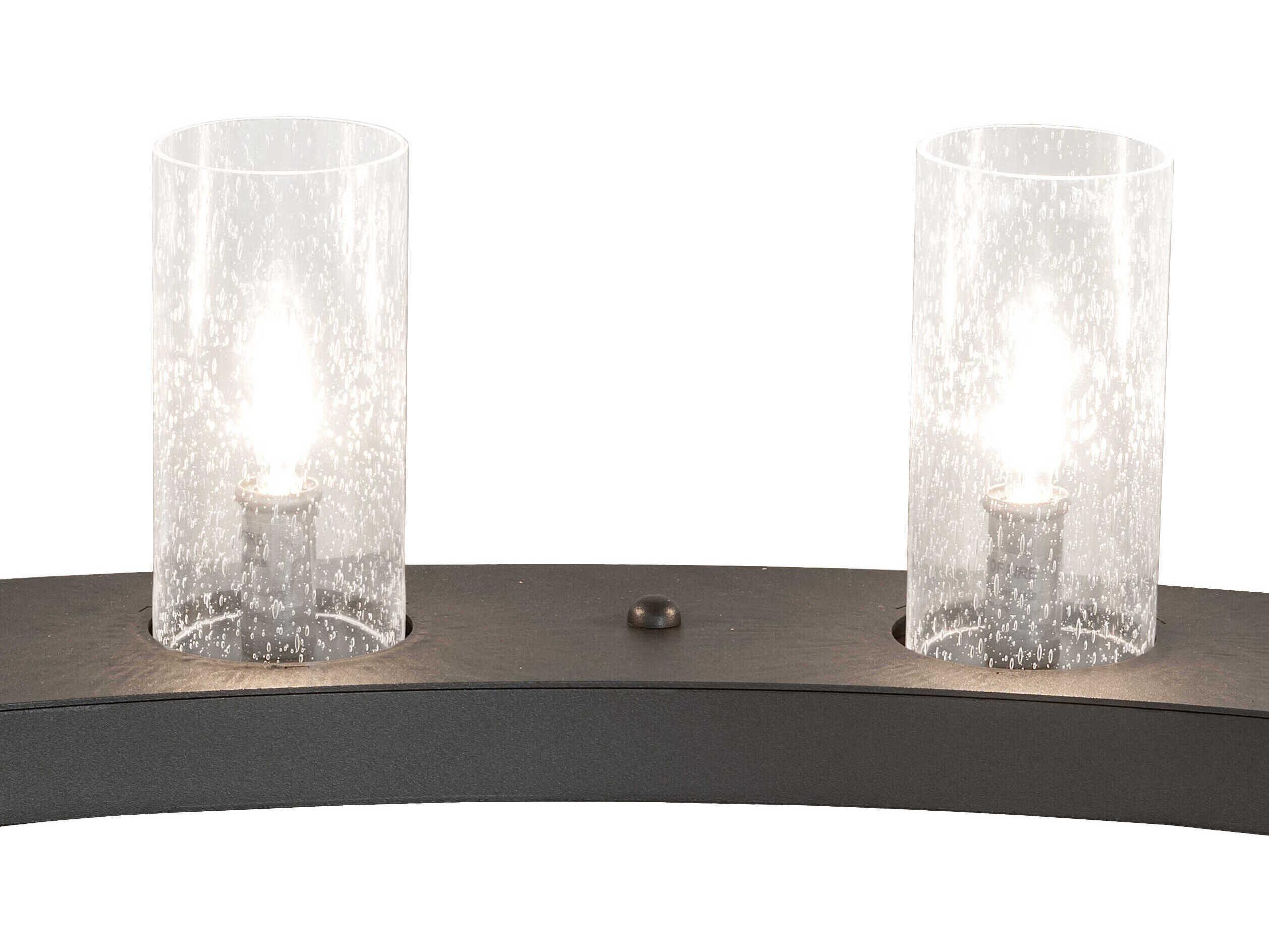 Meyda Loxley 20-Light Charred Iron Gray Cylinder Chandelier