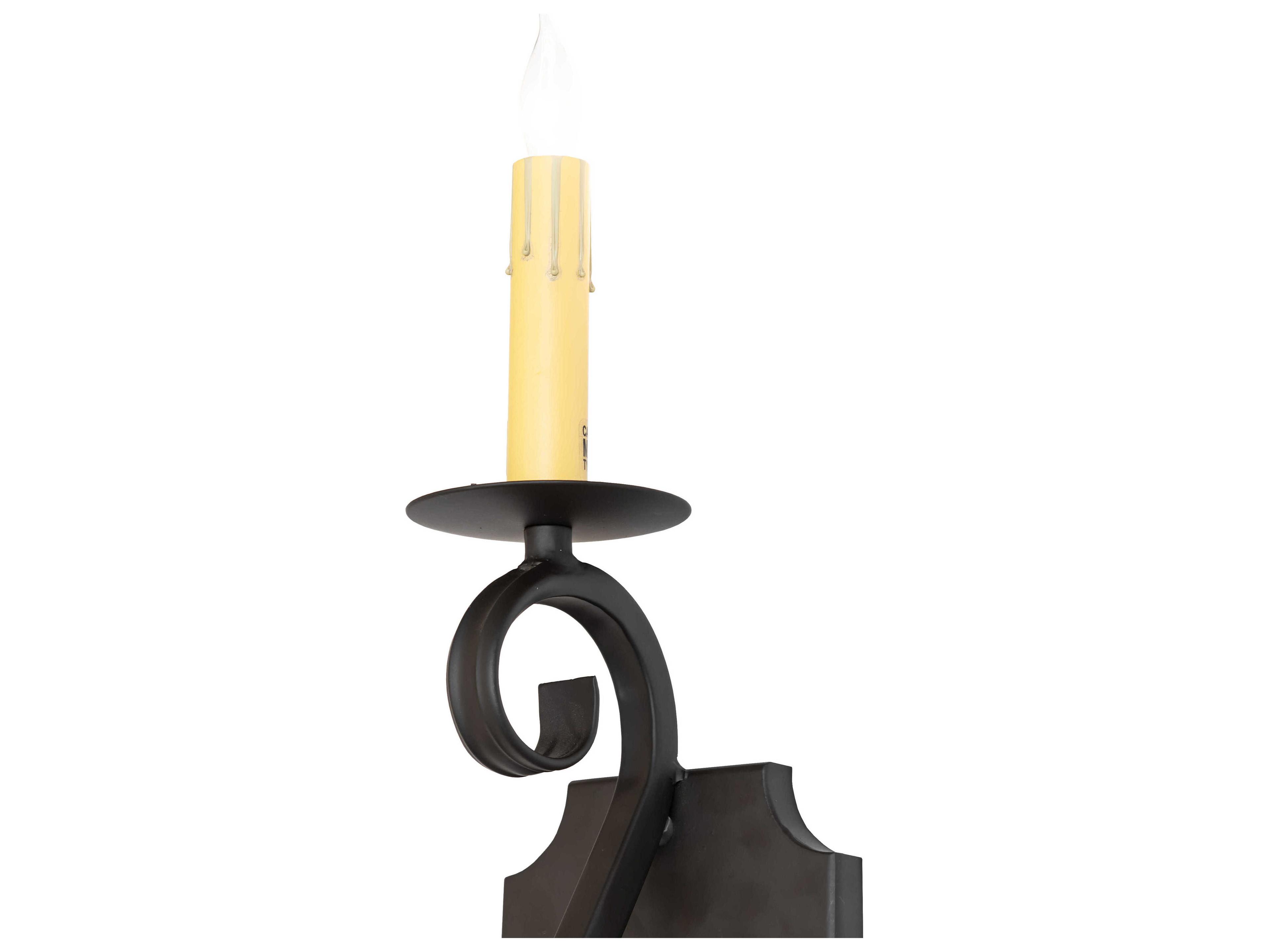 Meyda Piero 1-Light Oil Rubbed Bronze Wall Sconce