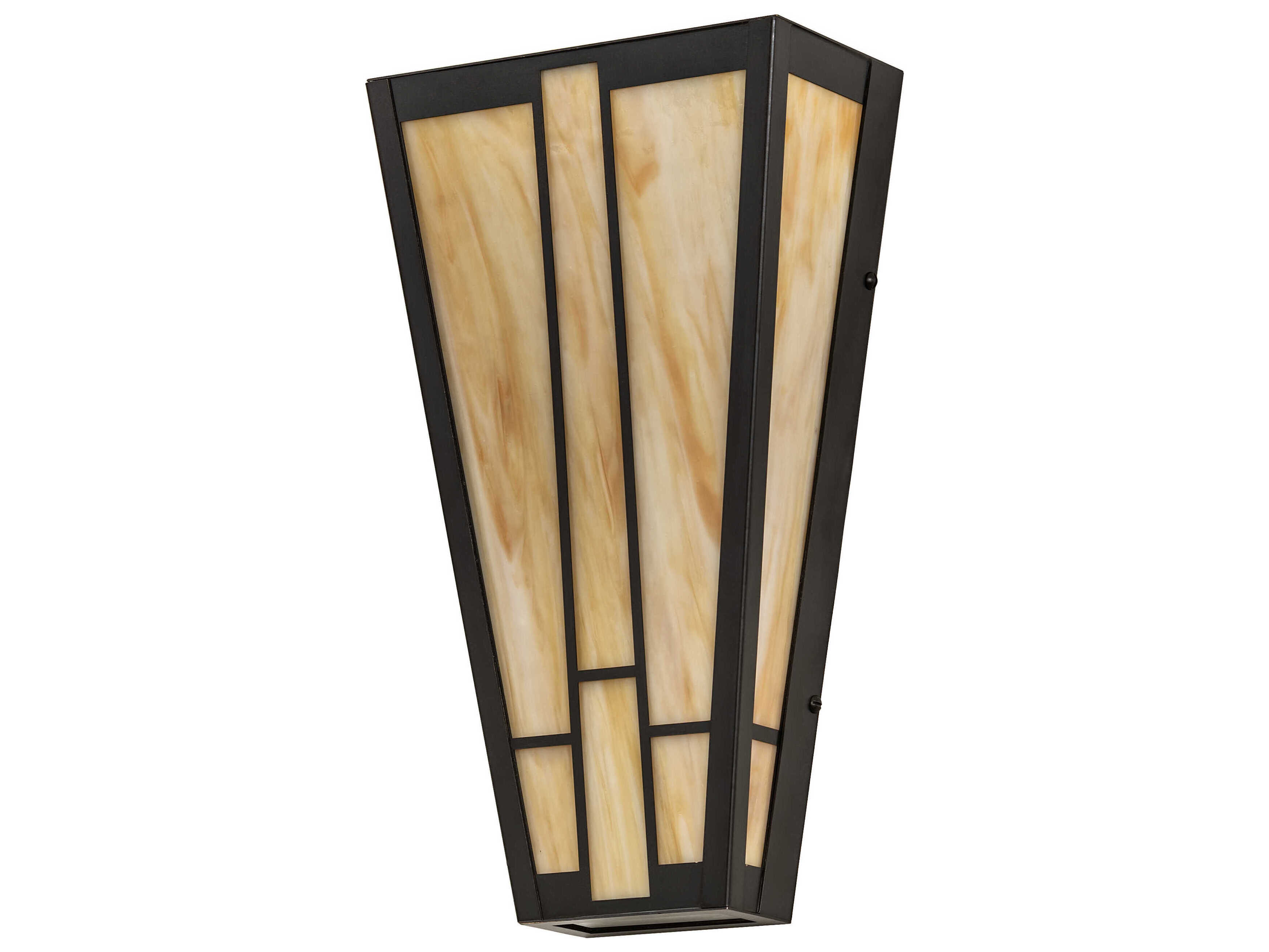 Meyda Yosemite 2-Light Craftsman Brown Wall Sconce