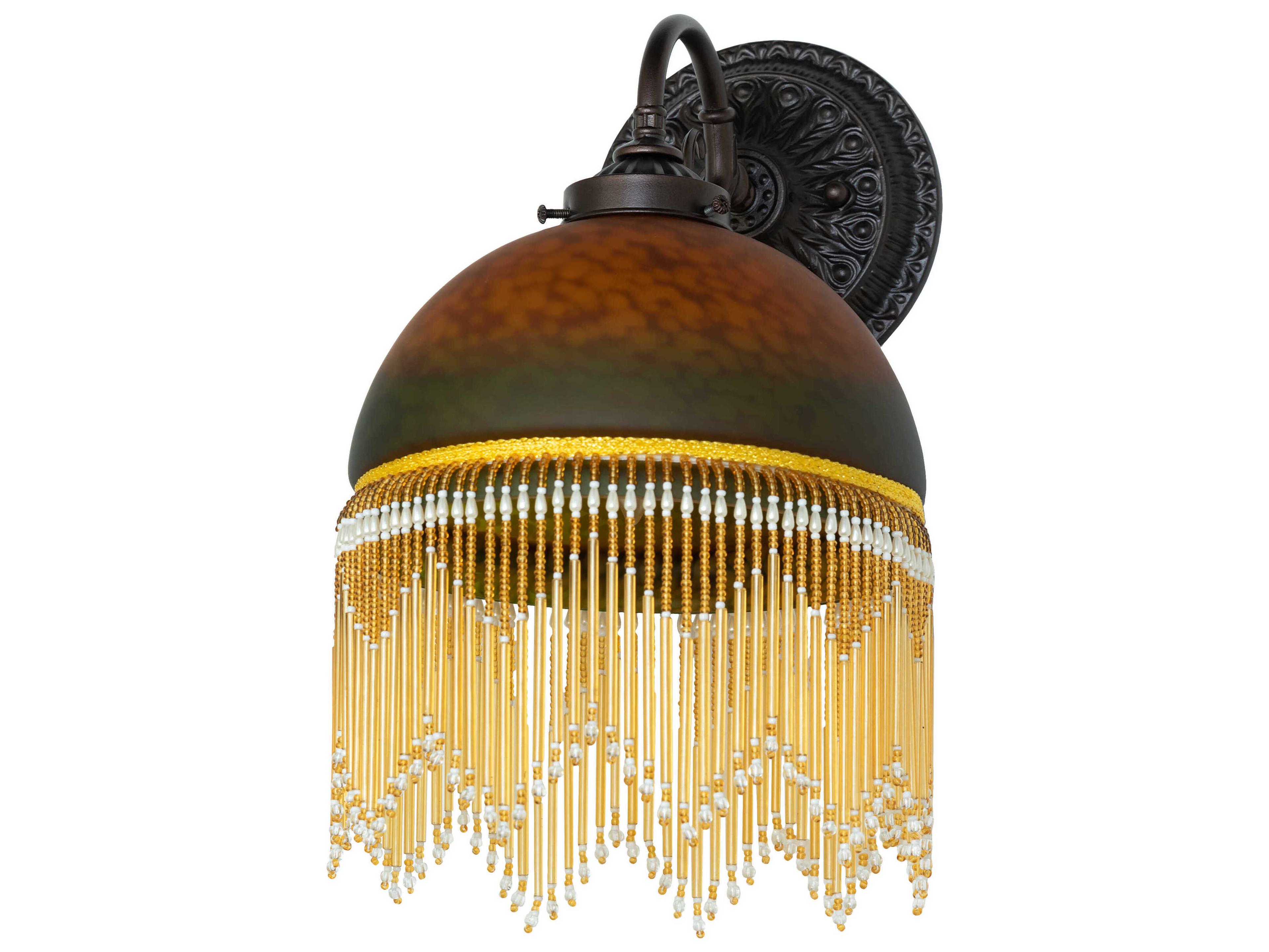 Meyda Roussillon 1-Light Mahogany Bronze Wall Sconce