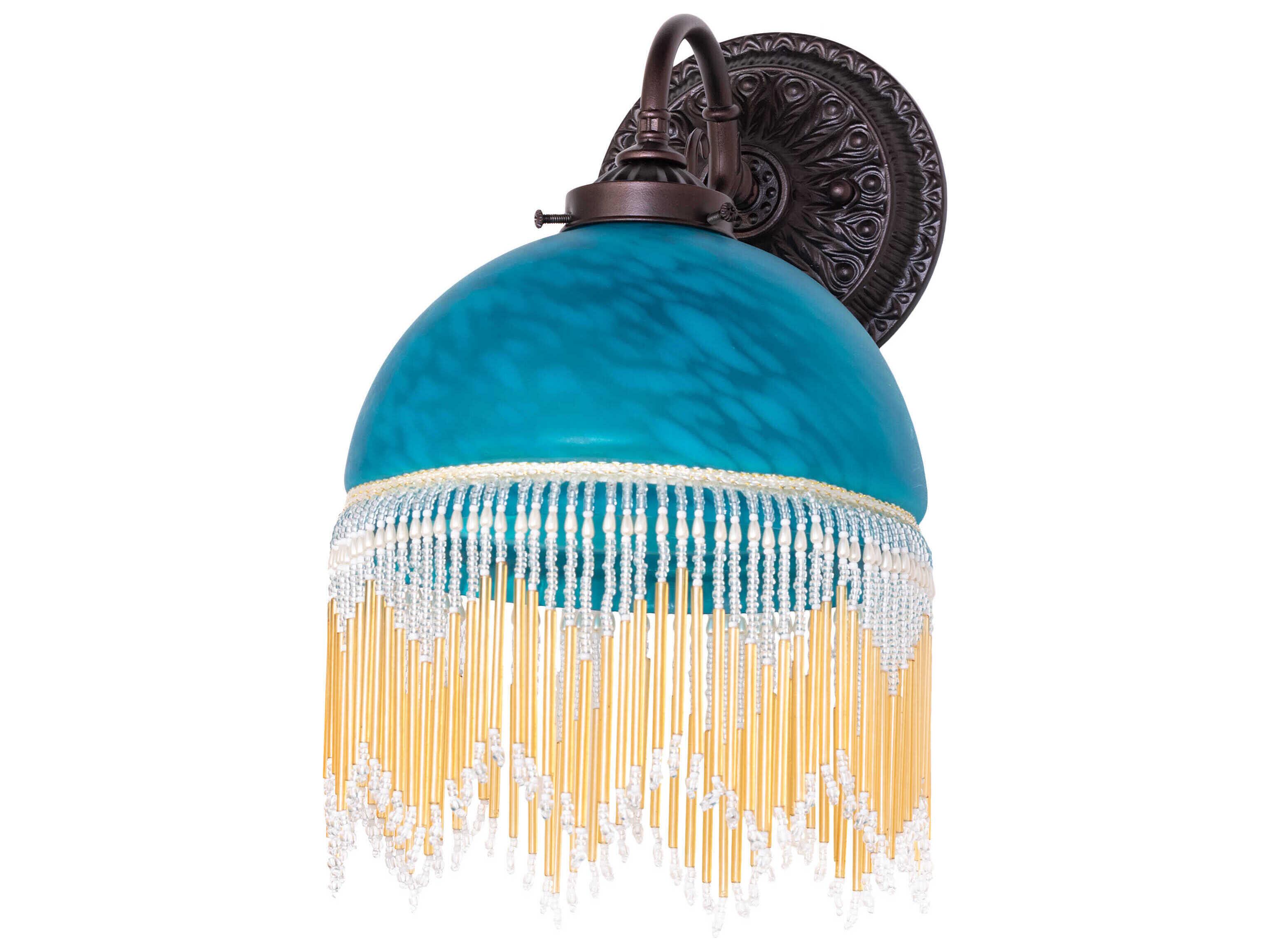 Meyda Roussillon 1-Light Mahogany Bronze Wall Sconce