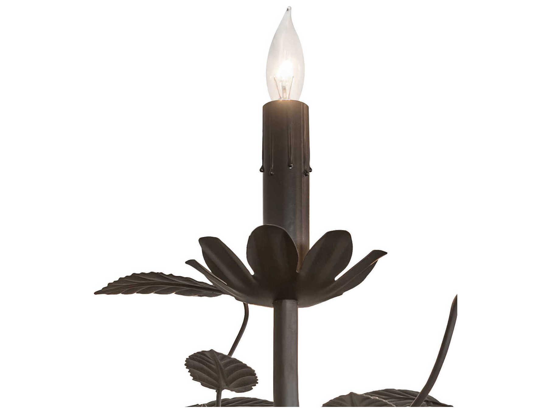 Meyda Pear Leaf 15-Light Oil Rubbed Bronze Chandelier