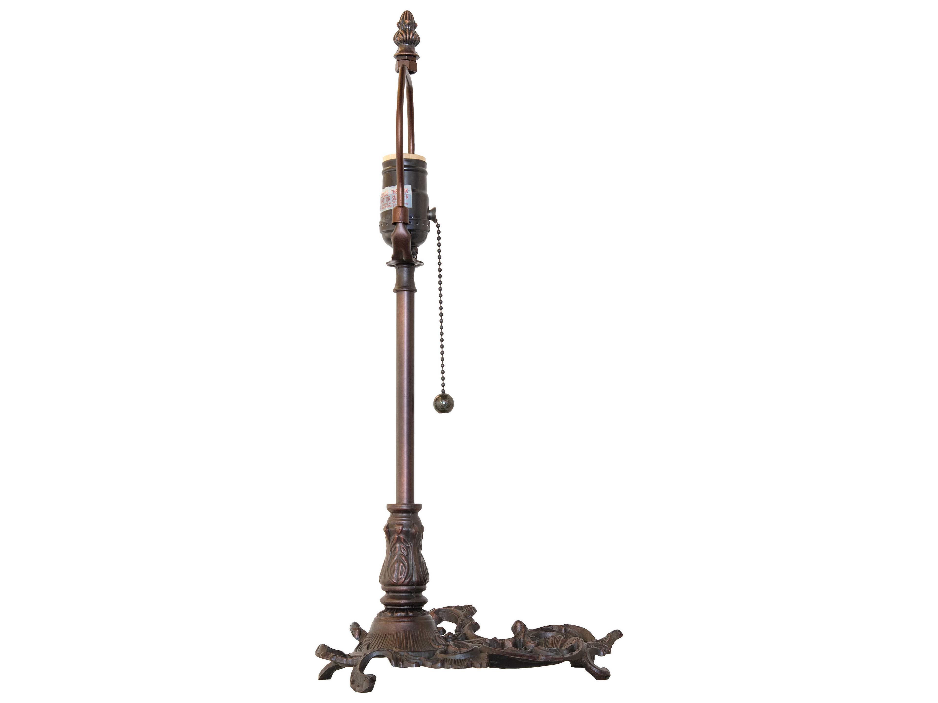 Meyda Alicia Craftsman Brown Table Lamp