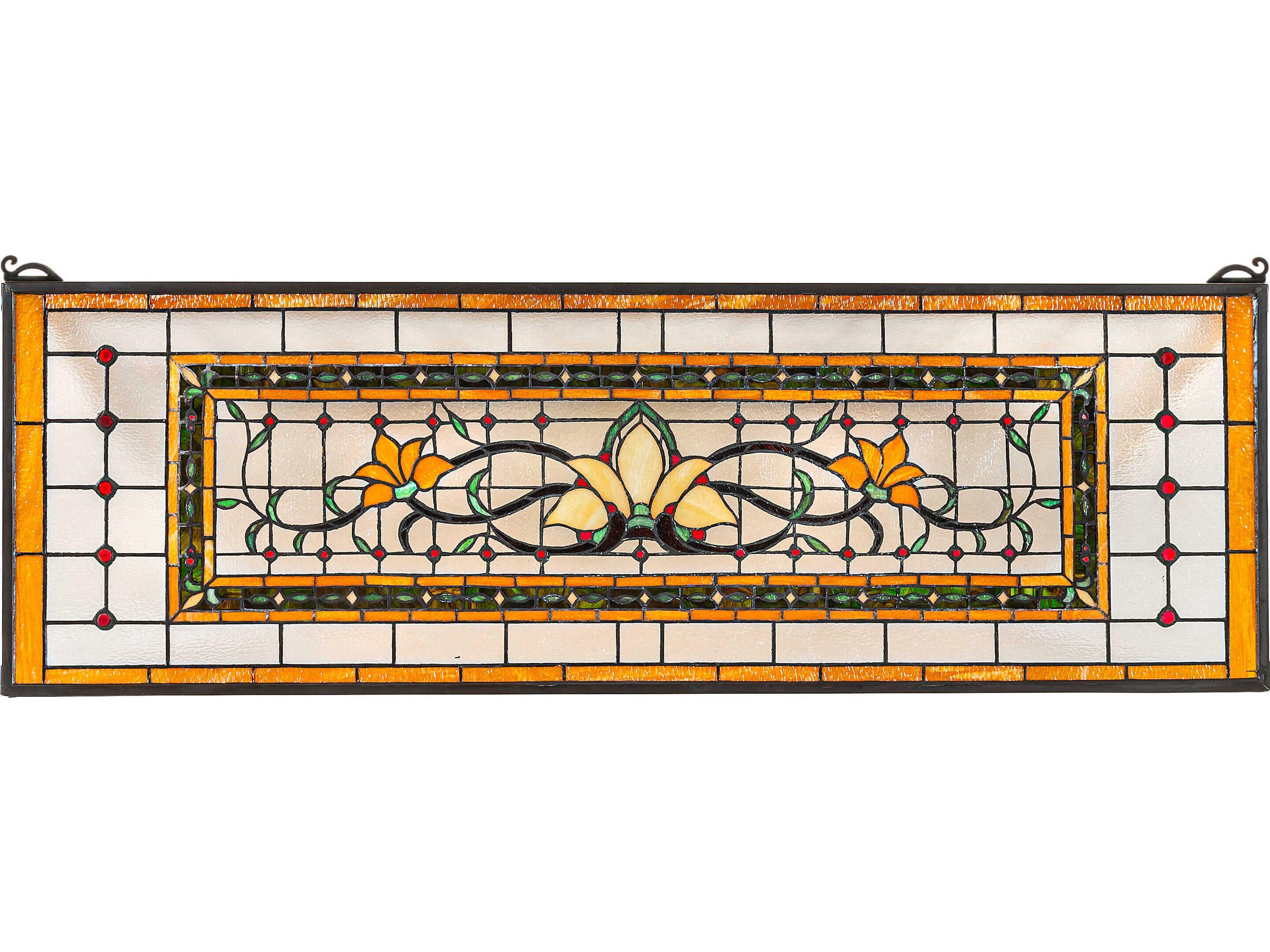 Meyda Fairytale Transom Stained Glass Window