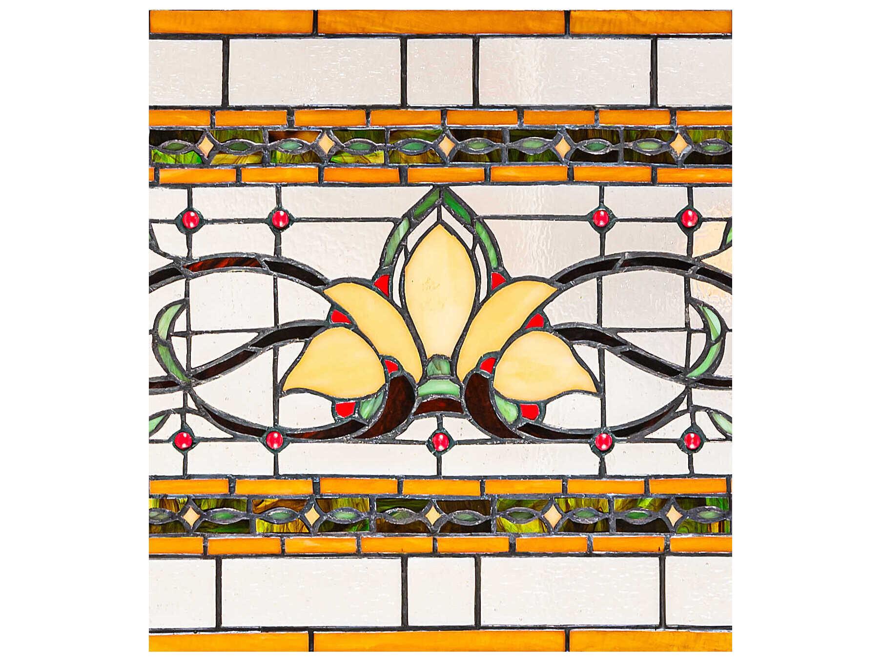Meyda Fairytale Transom Stained Glass Window