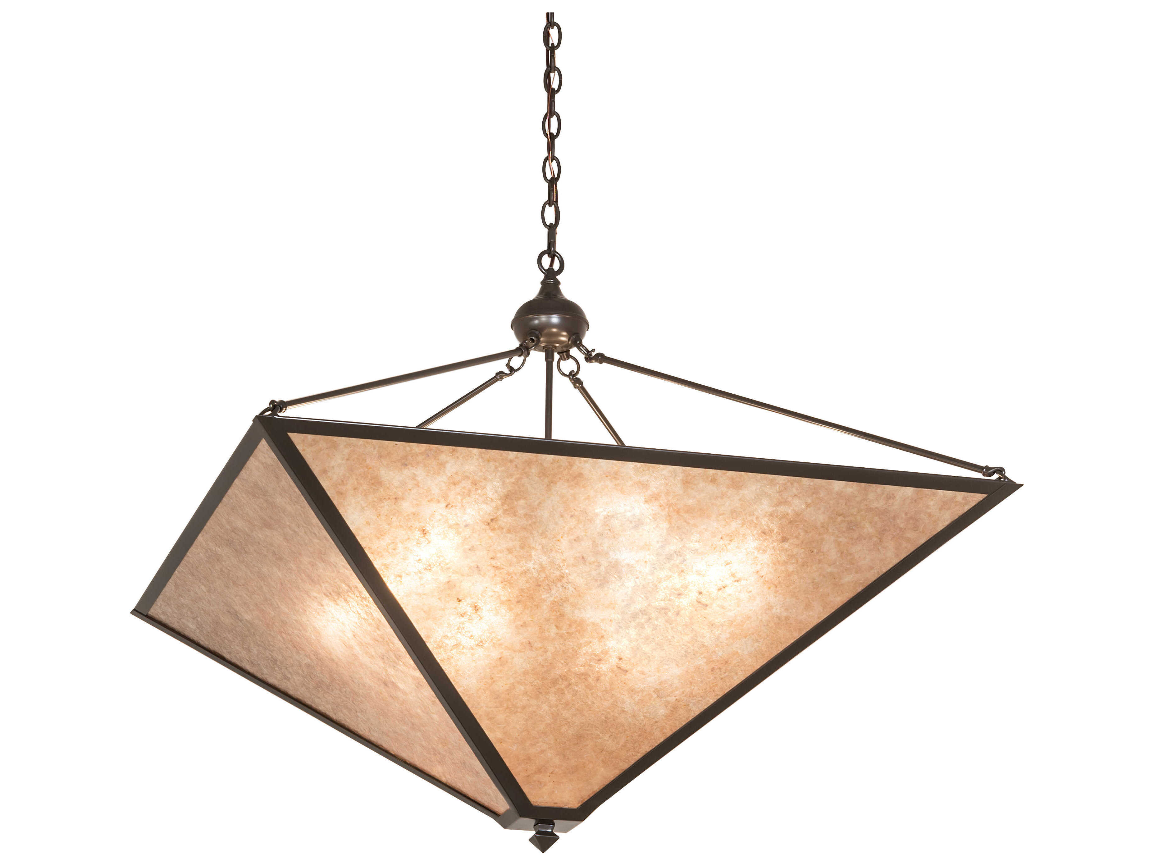 Meyda Mission 6-Light Timeless Bronze Pendant
